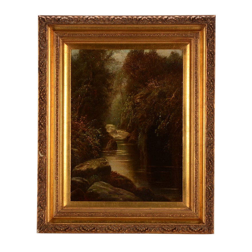 Ellis Wilson Original 19th-Century Oil Landscape