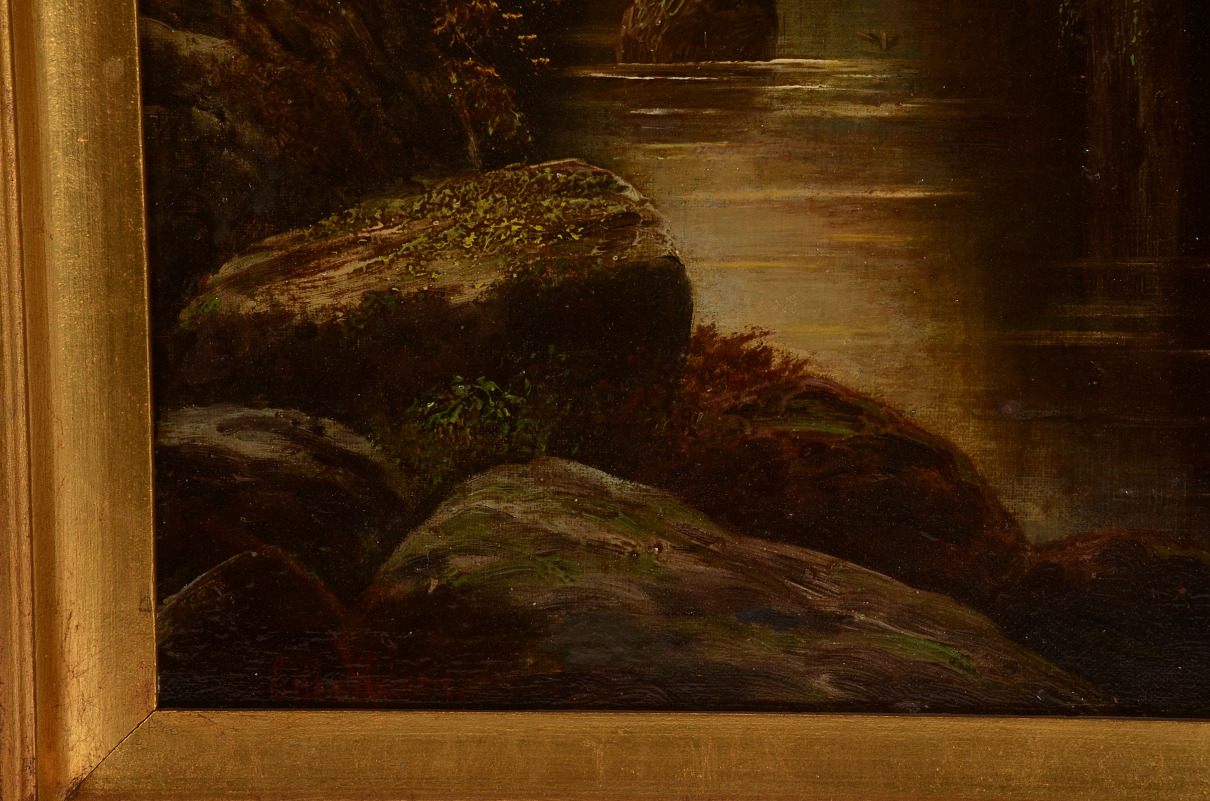 Ellis Wilson Original 19th-Century Oil Landscape