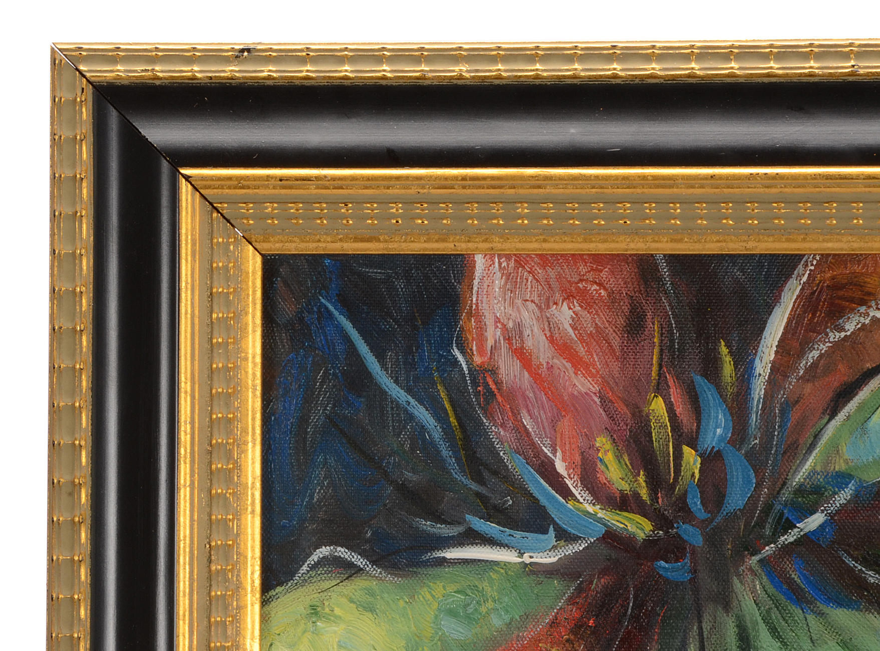 M. Harold Original Acrylic Painting on Canvas of Two Women