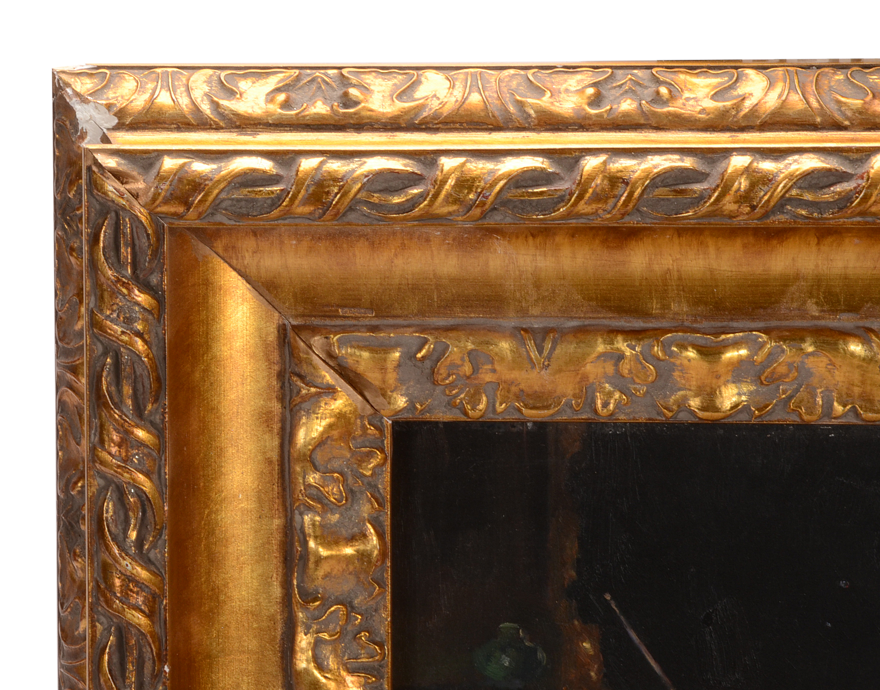 After Irving Ramsay Wiles Oil on Copper Sheet "The Sonata"