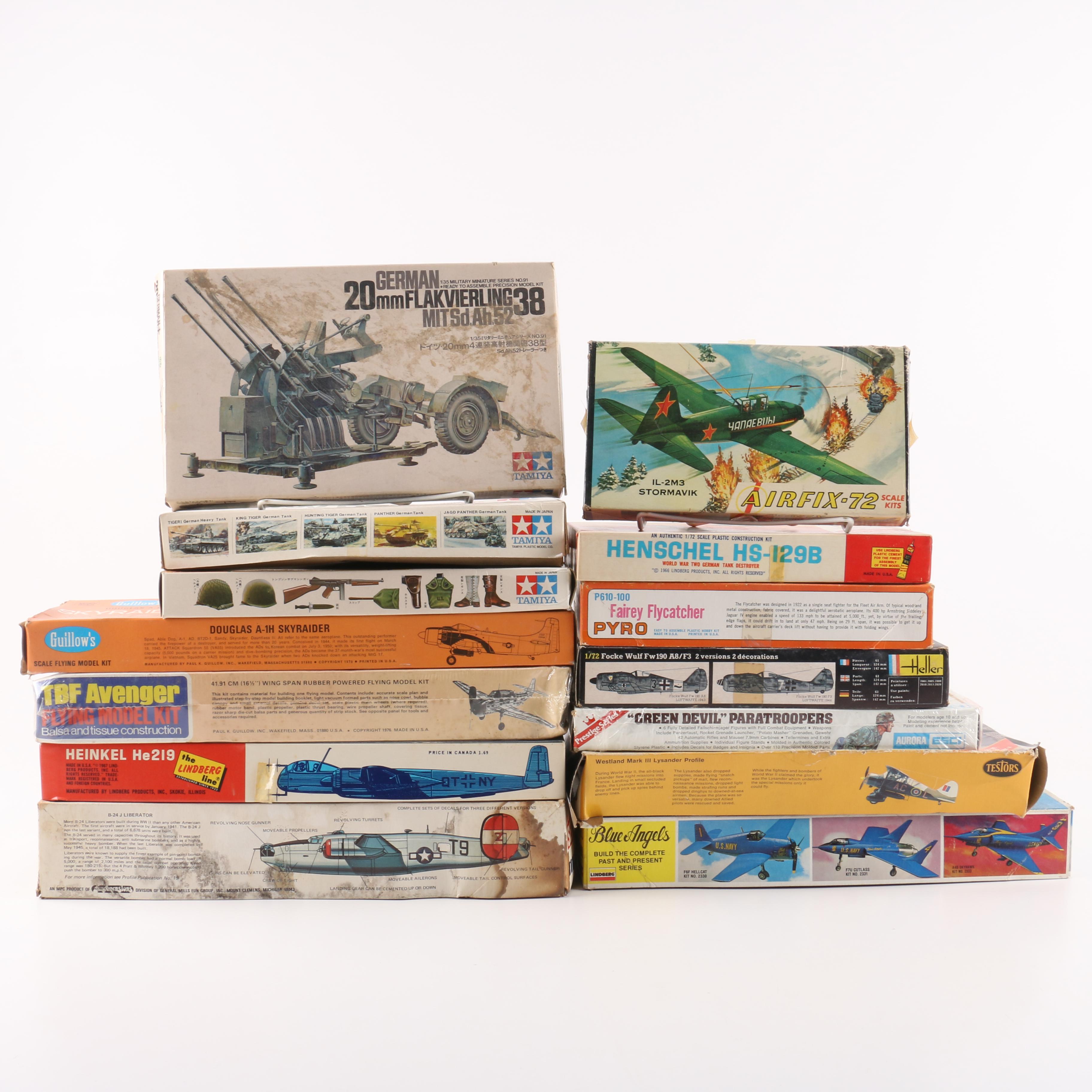 Assorted Military Model Kits