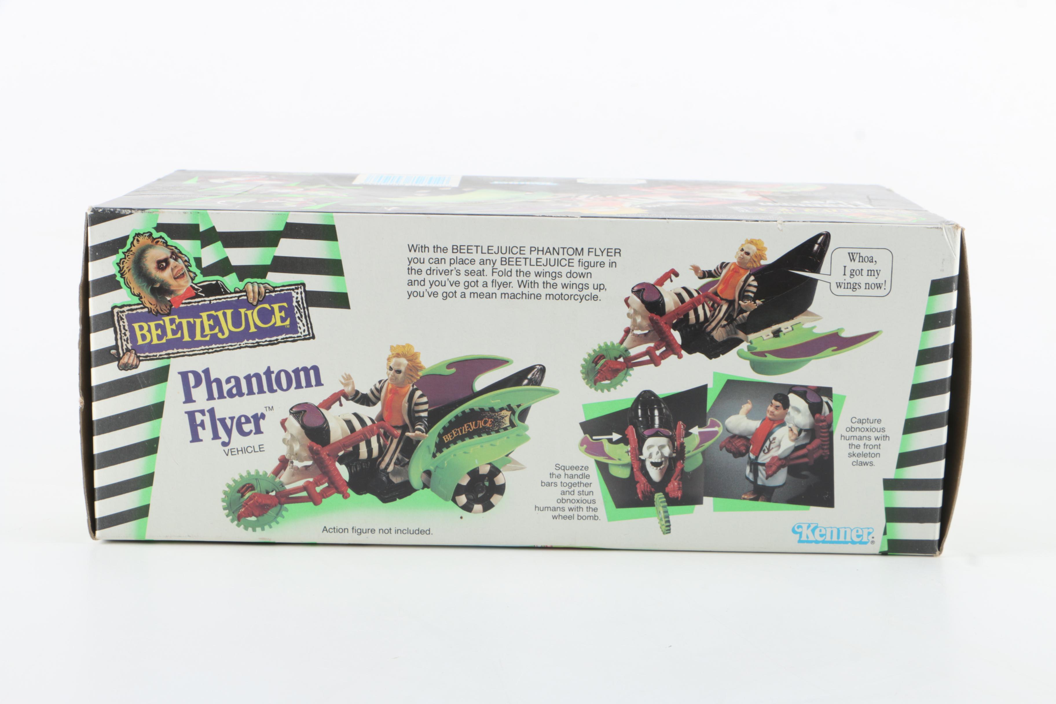 "Beetlejuice" Phantom Flyer and Other Toy Vehicles