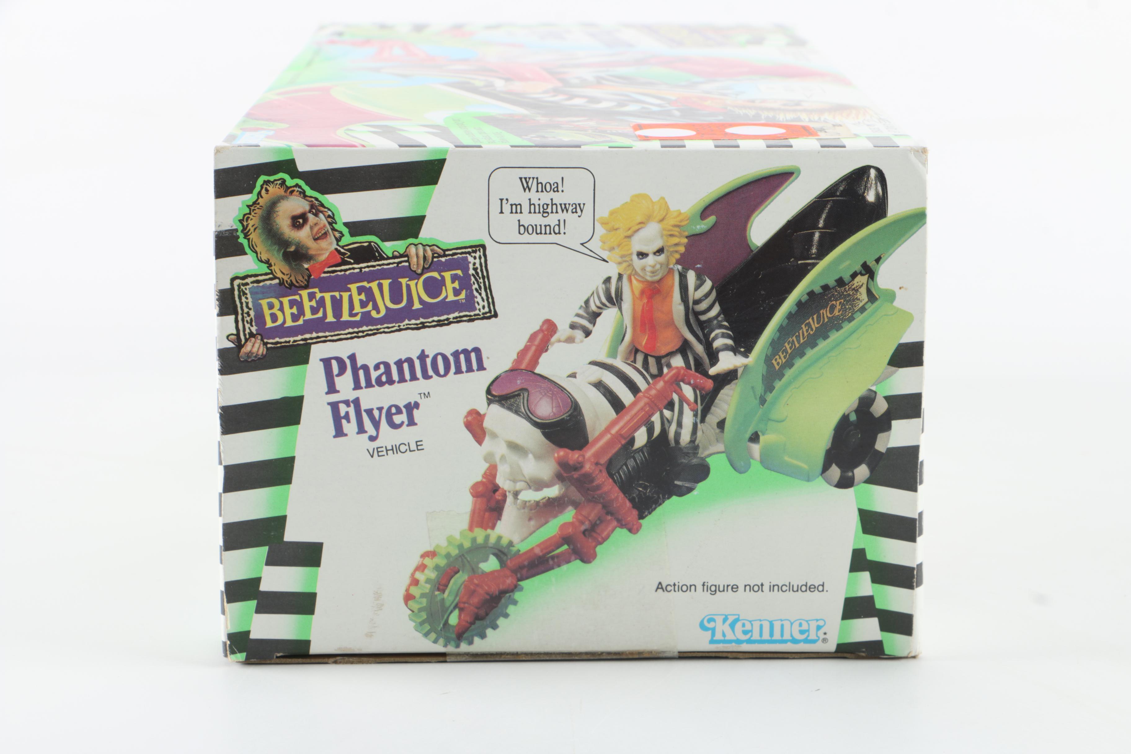 "Beetlejuice" Phantom Flyer and Other Toy Vehicles