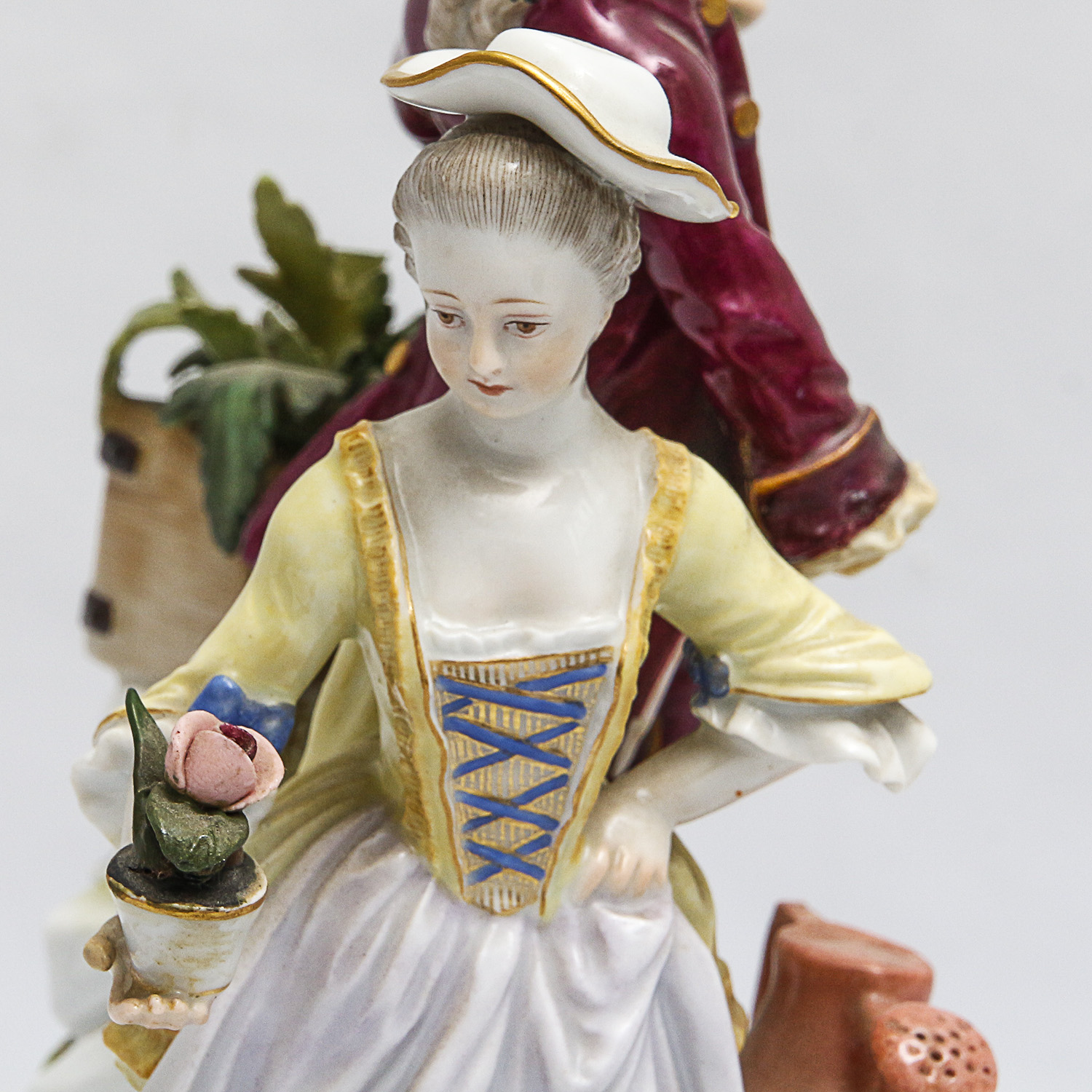 Rococo Pastoral Themed Meissen Porcelain Figurine