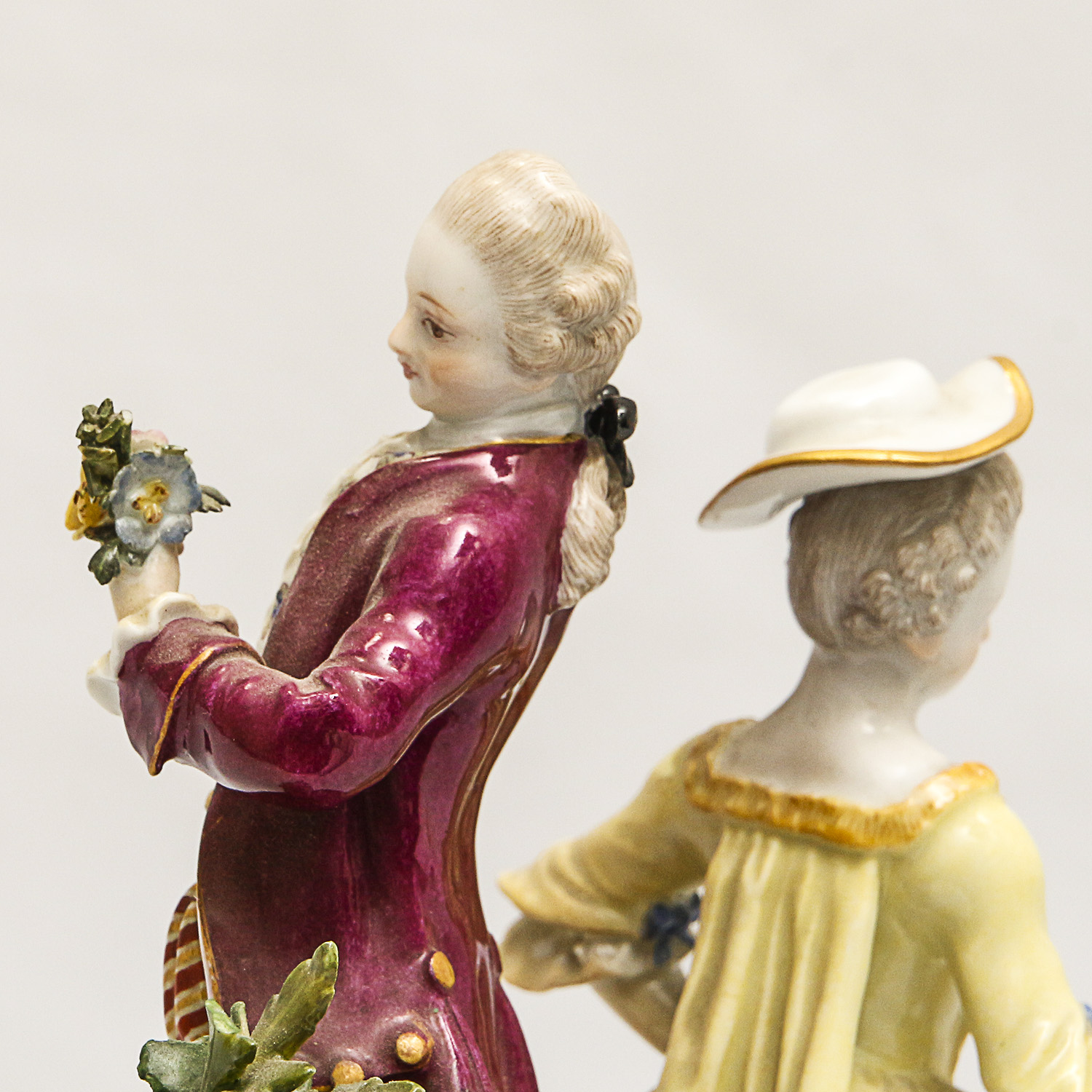 Rococo Pastoral Themed Meissen Porcelain Figurine