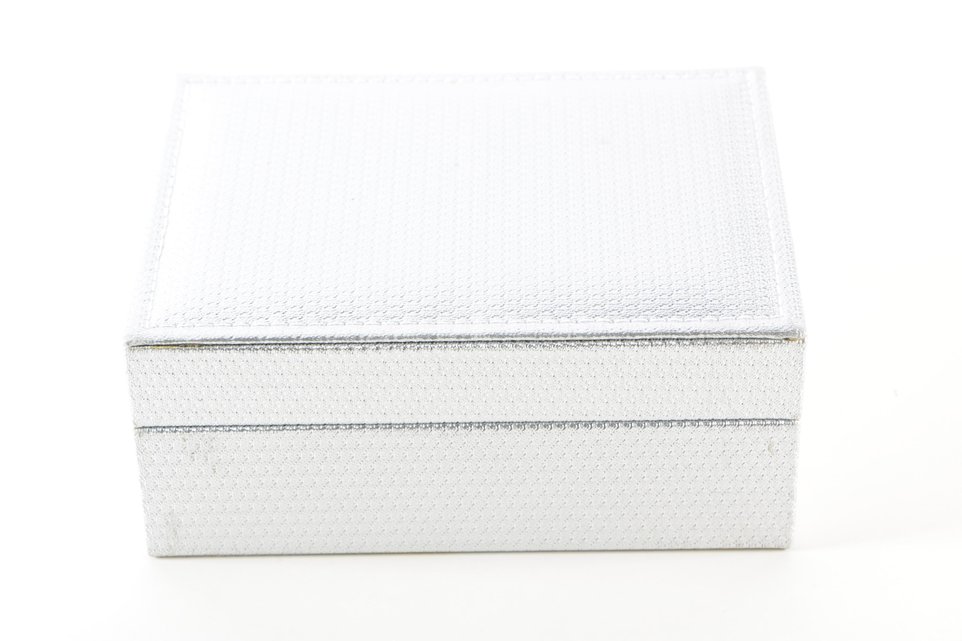 Silver Tone Gruen Watch, Bracelet and Earrings