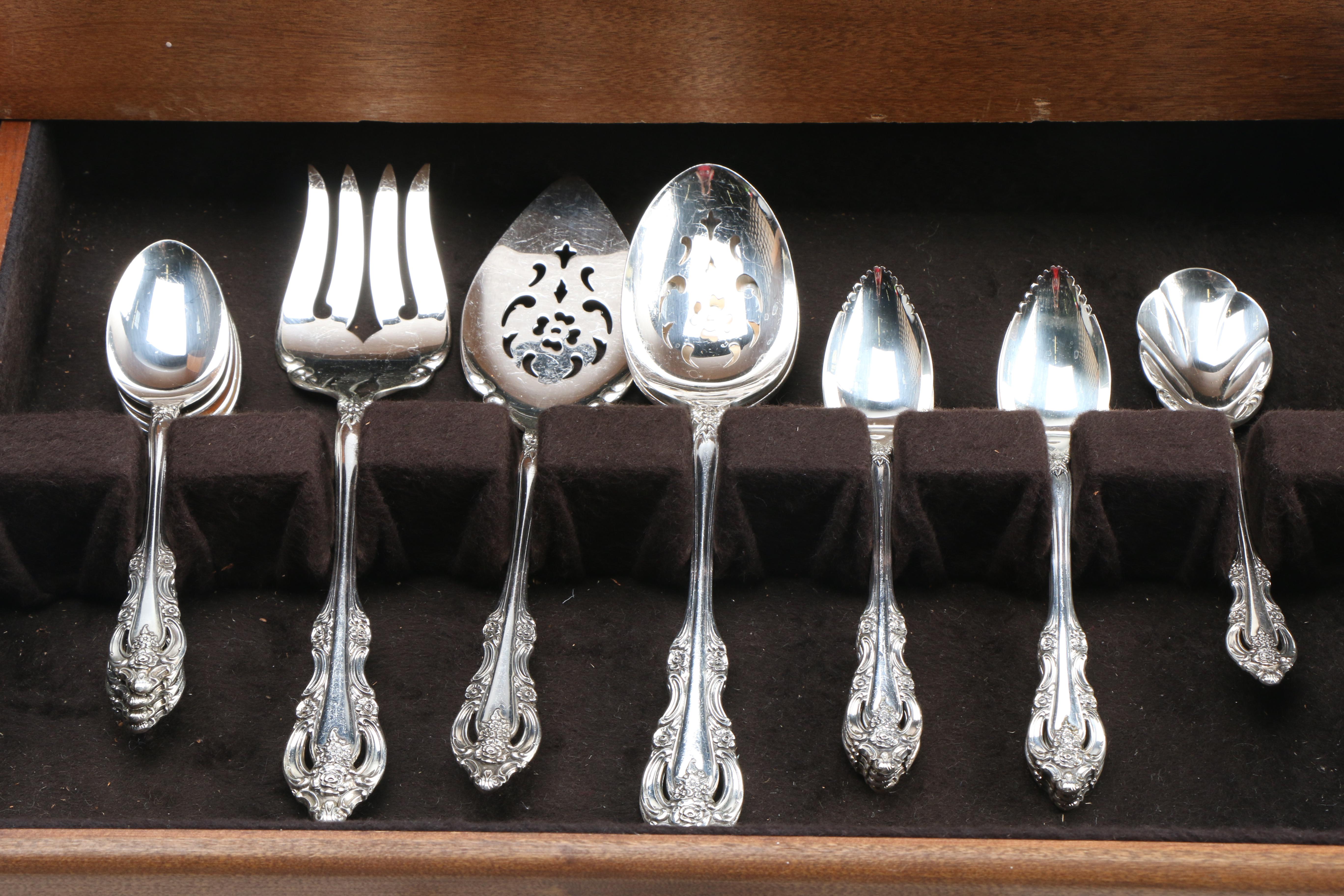 Community Silver Plate Flatware Set