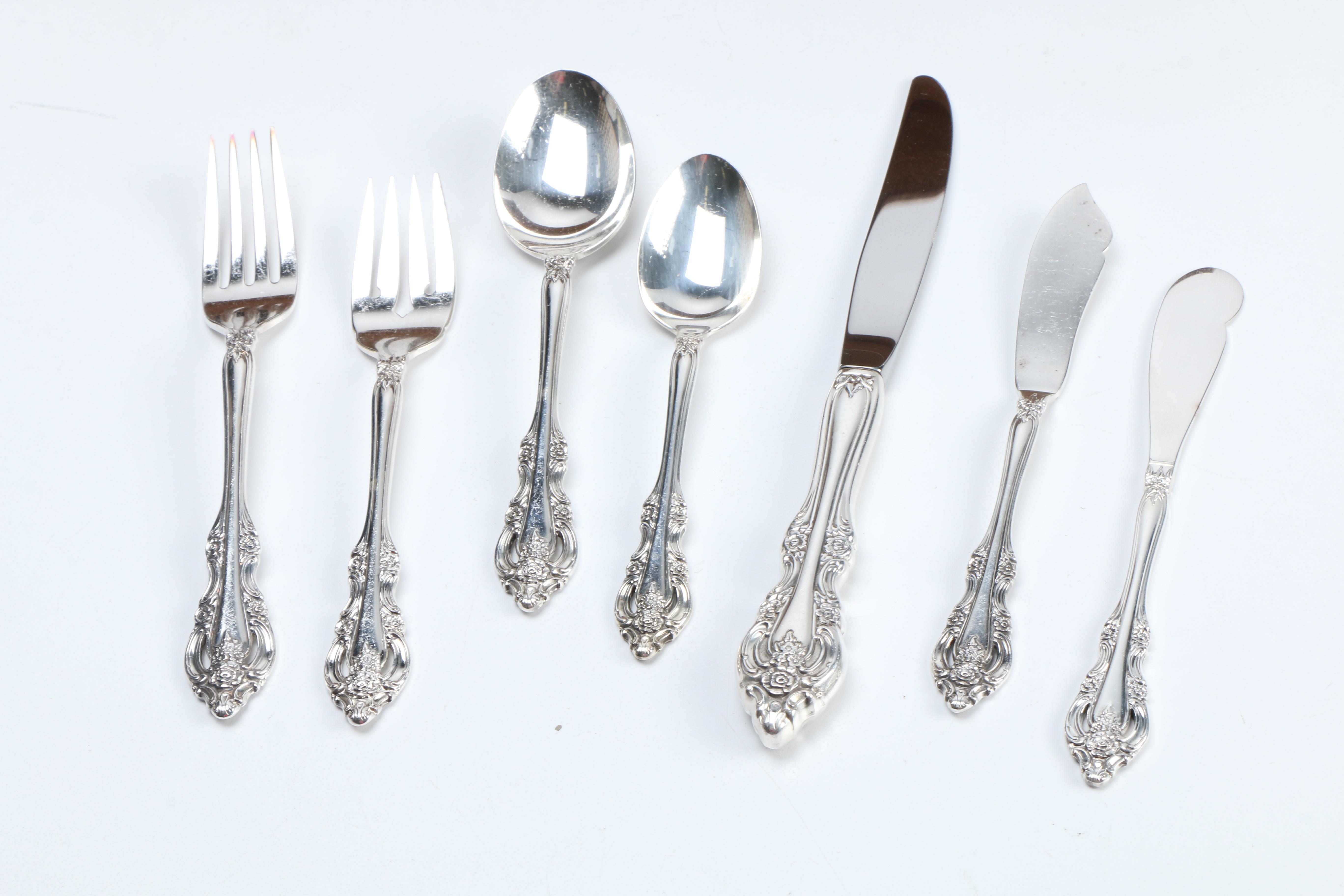 Community Silver Plate Flatware Set
