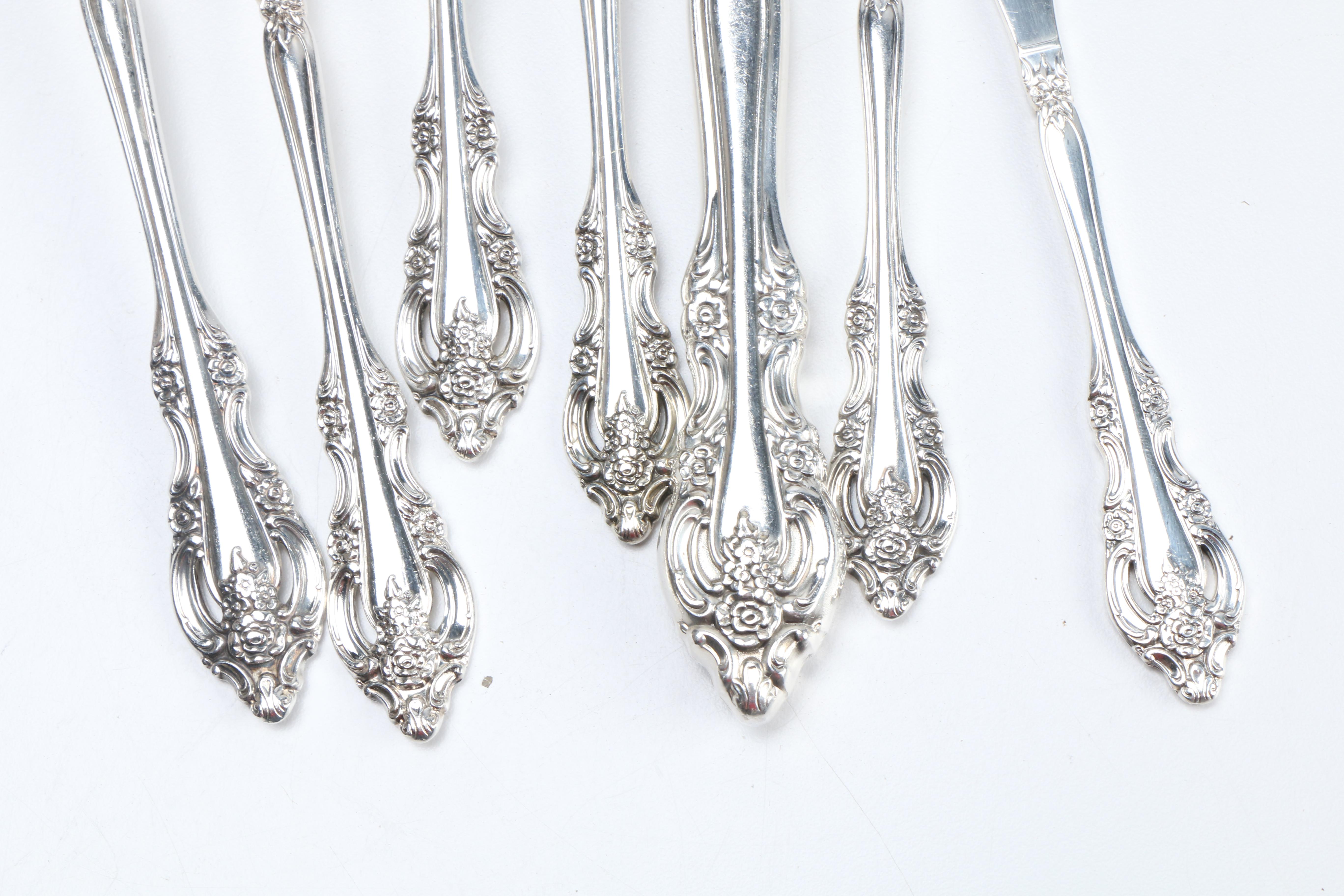 Community Silver Plate Flatware Set