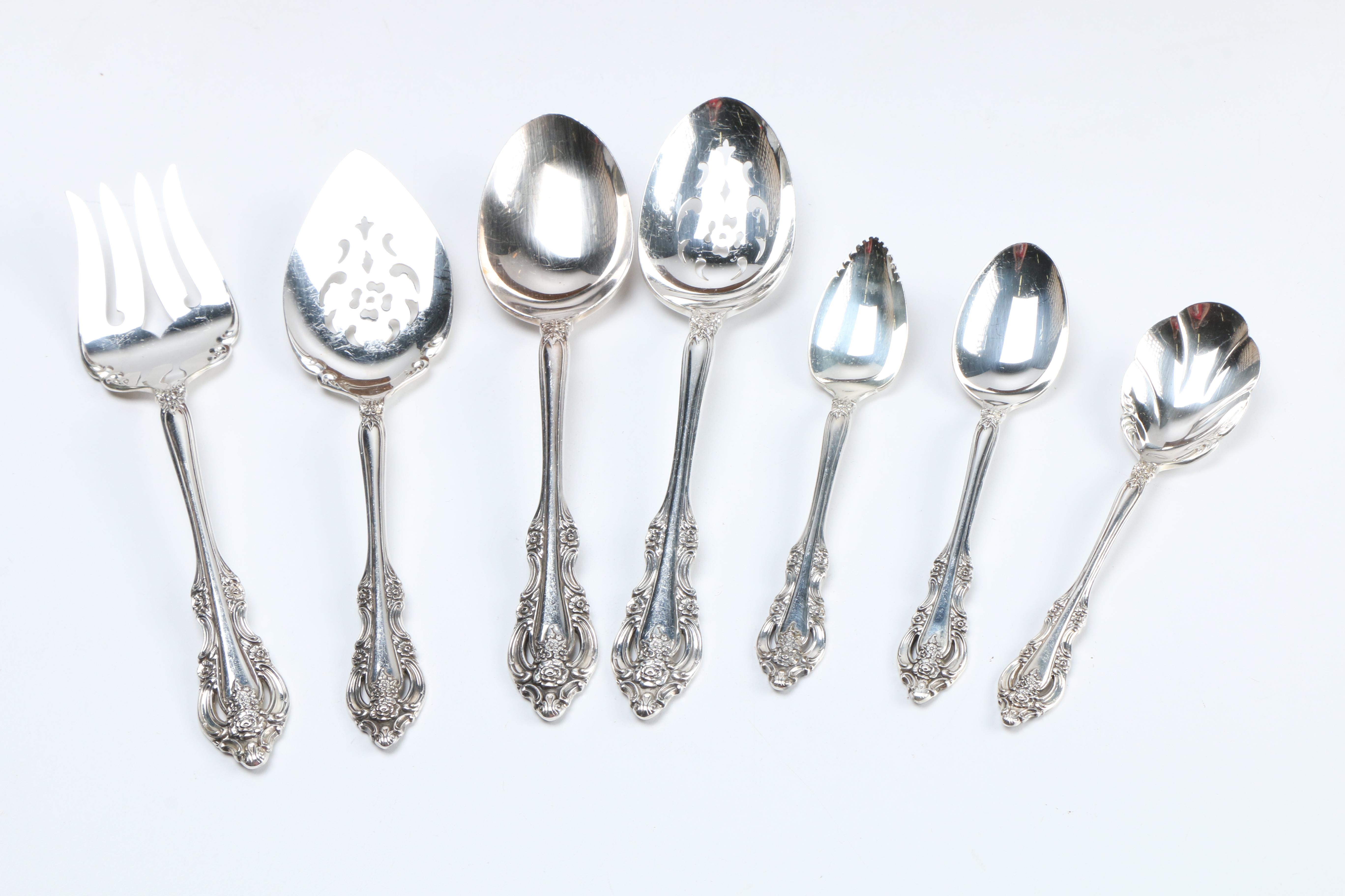 Community Silver Plate Flatware Set