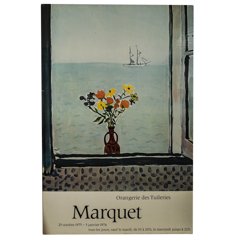 Albert Marquet 1975 Exhibition Poster