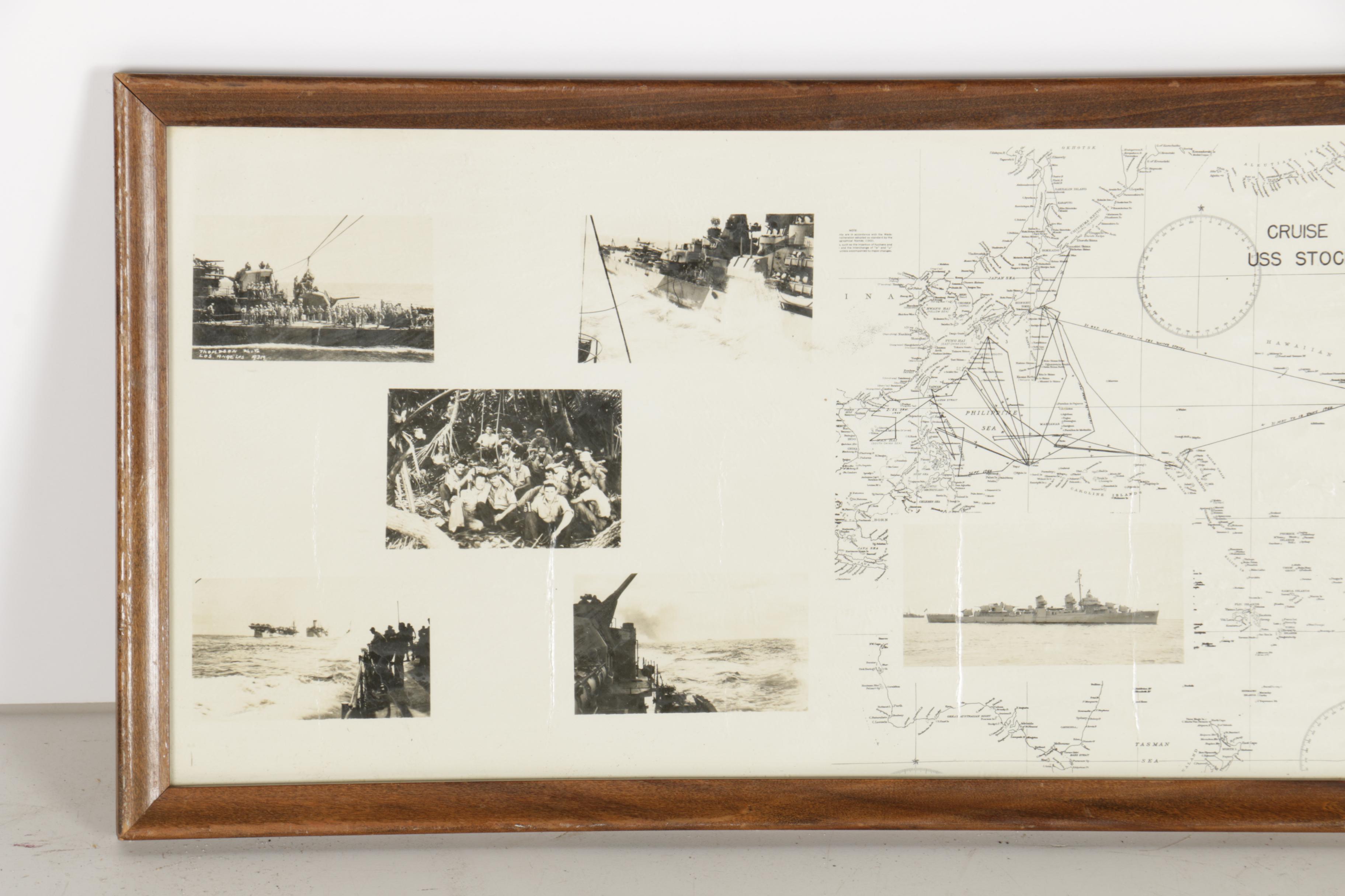 World War II Destroyer USS Stockham Cruise Record With Photos