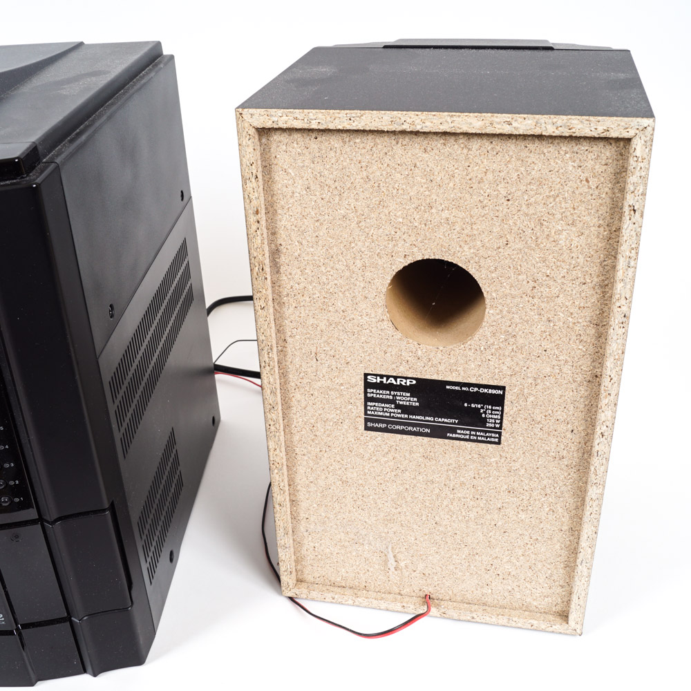 Sharp Bookshelf Stereo