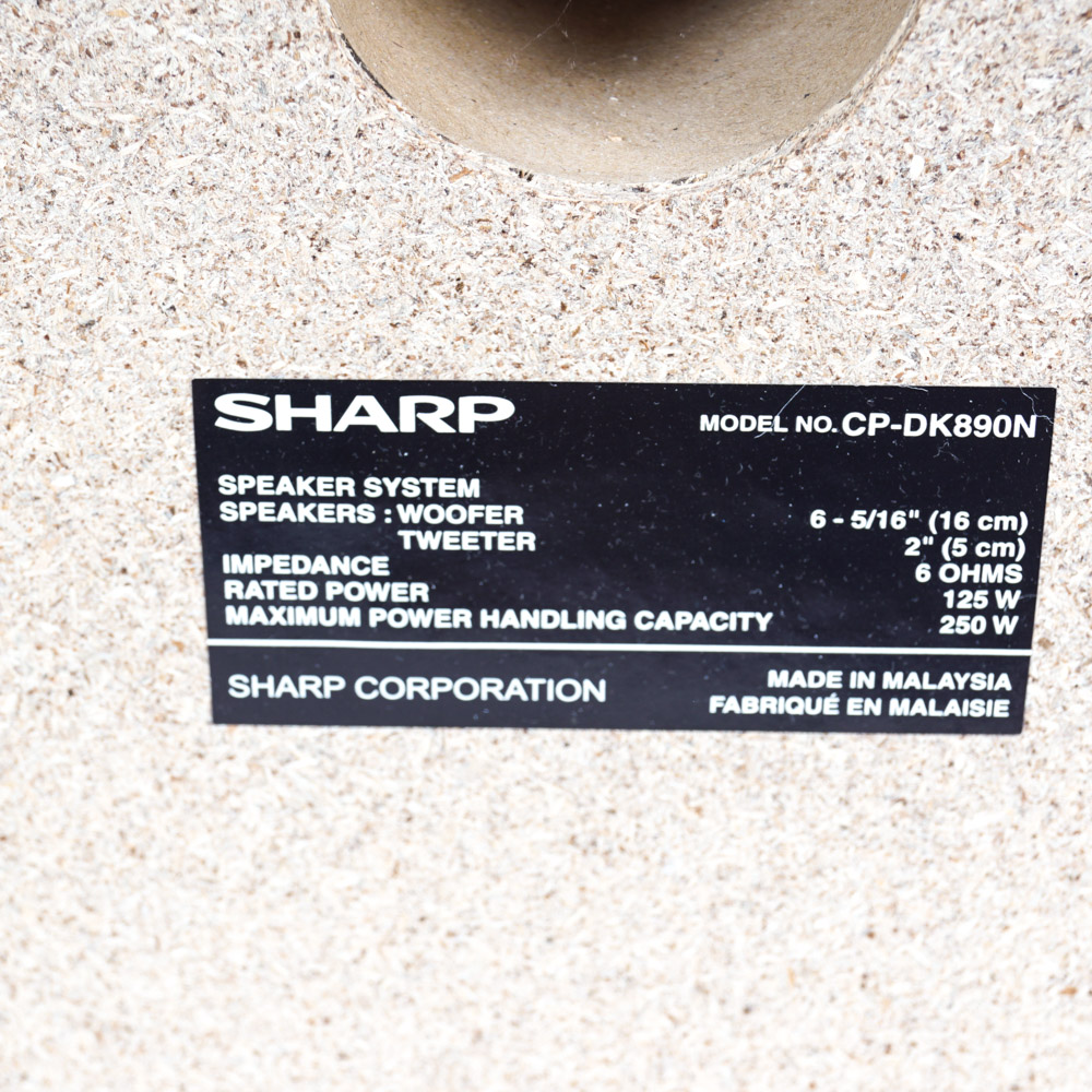 Sharp Bookshelf Stereo