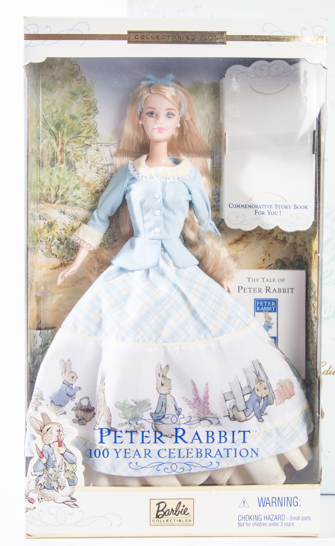 Barbie Collector Dolls "Peter Rabbit," Coca-Cola "After the Walk," and "Billions of Dreams"