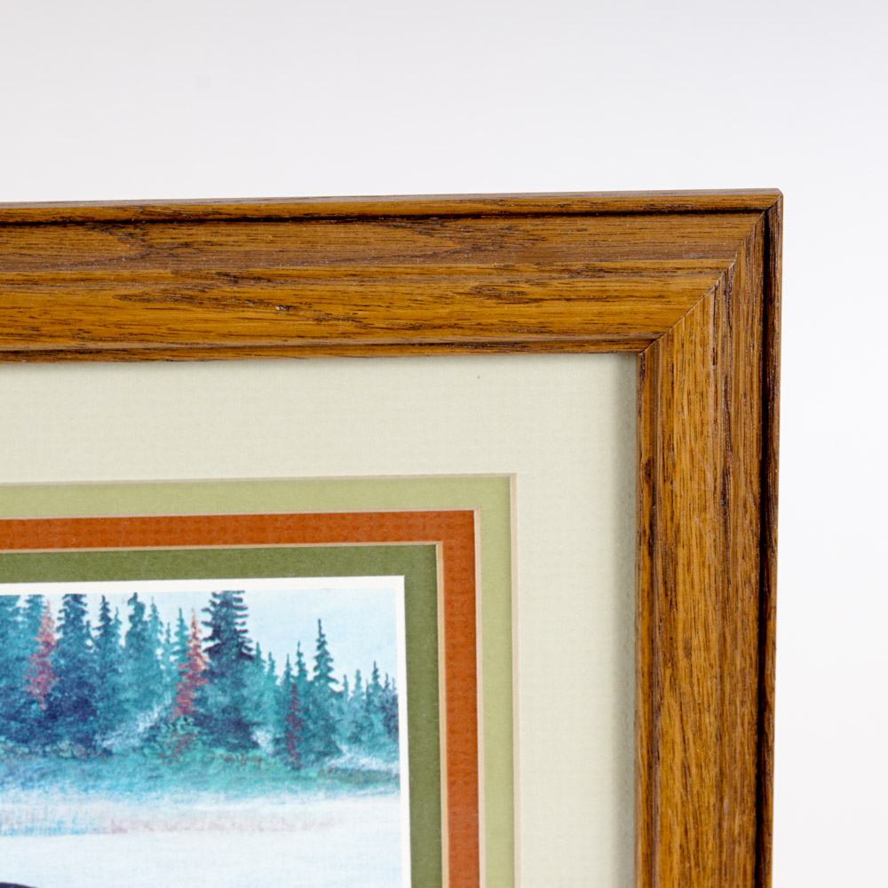 After Richard Van Order Signed and Framed Loon Prints