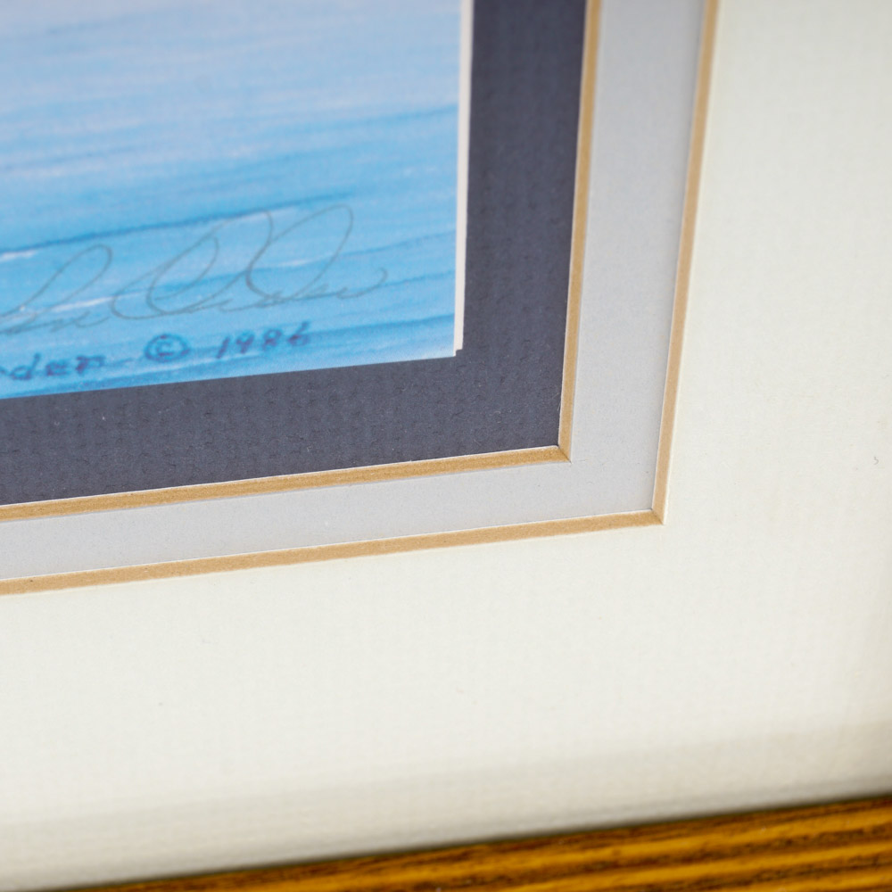 After Richard Van Order Signed and Framed Loon Prints