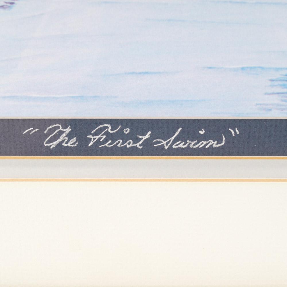 After Richard Van Order Signed and Framed Loon Prints