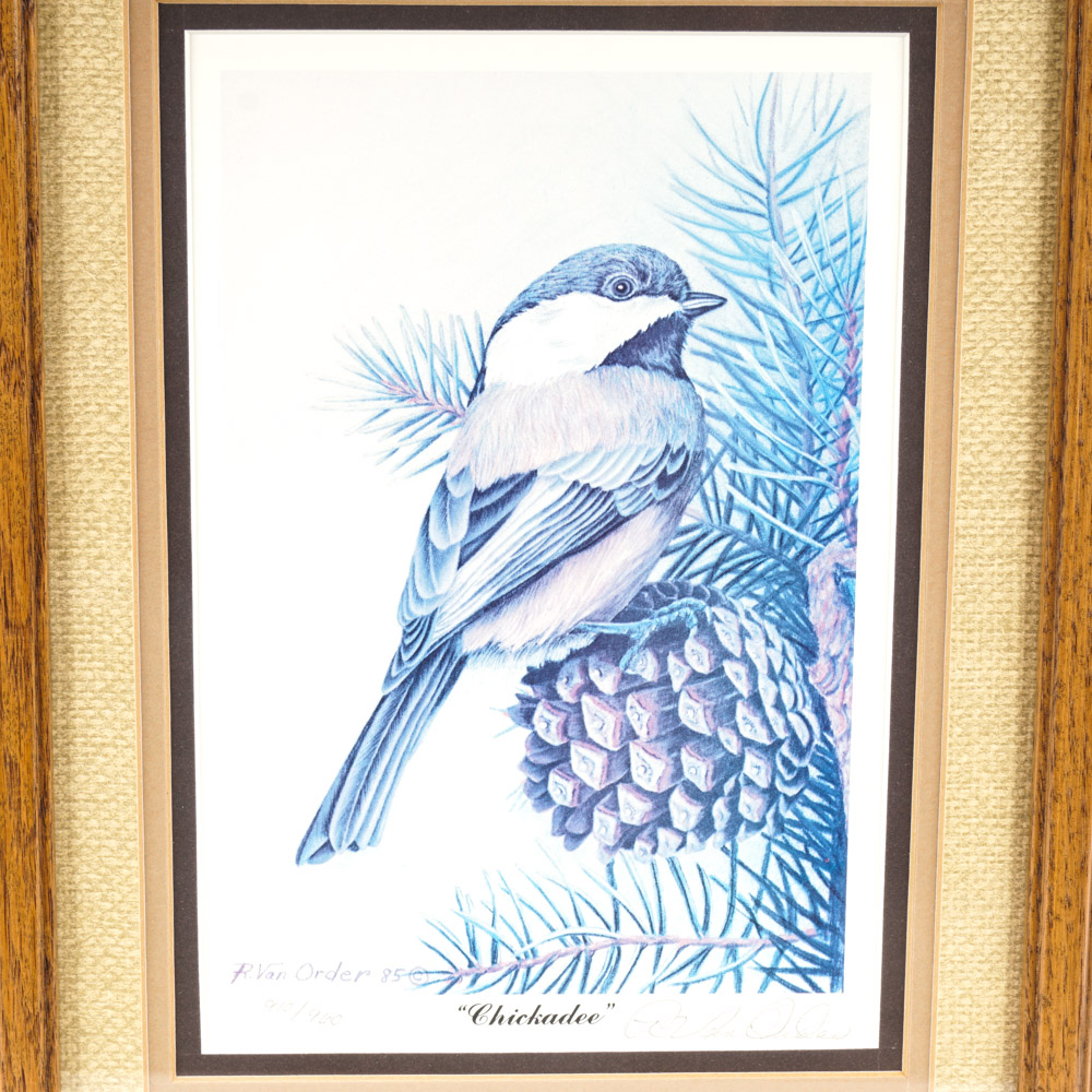 After Richard Van Order Signed and Numbered Bird Prints