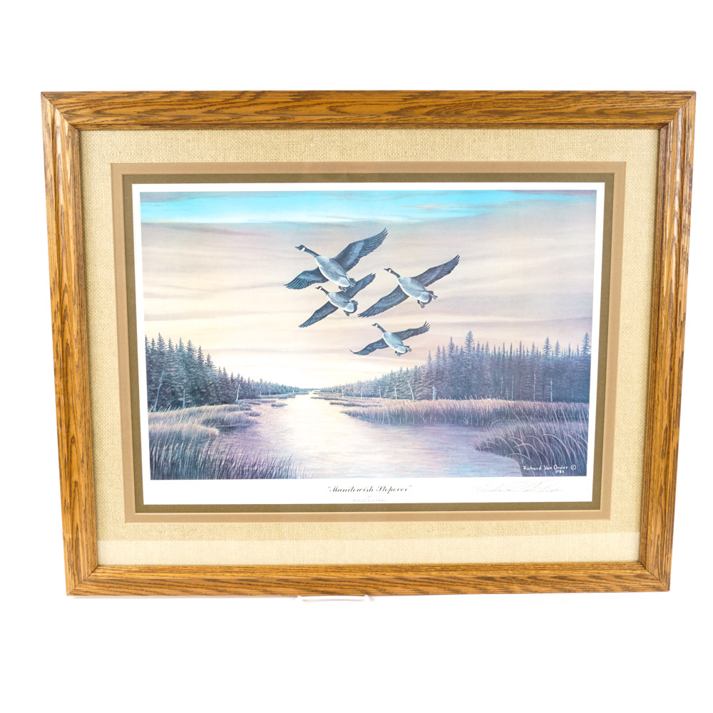 After Richard Van Order Signed and Numbered Bird Prints