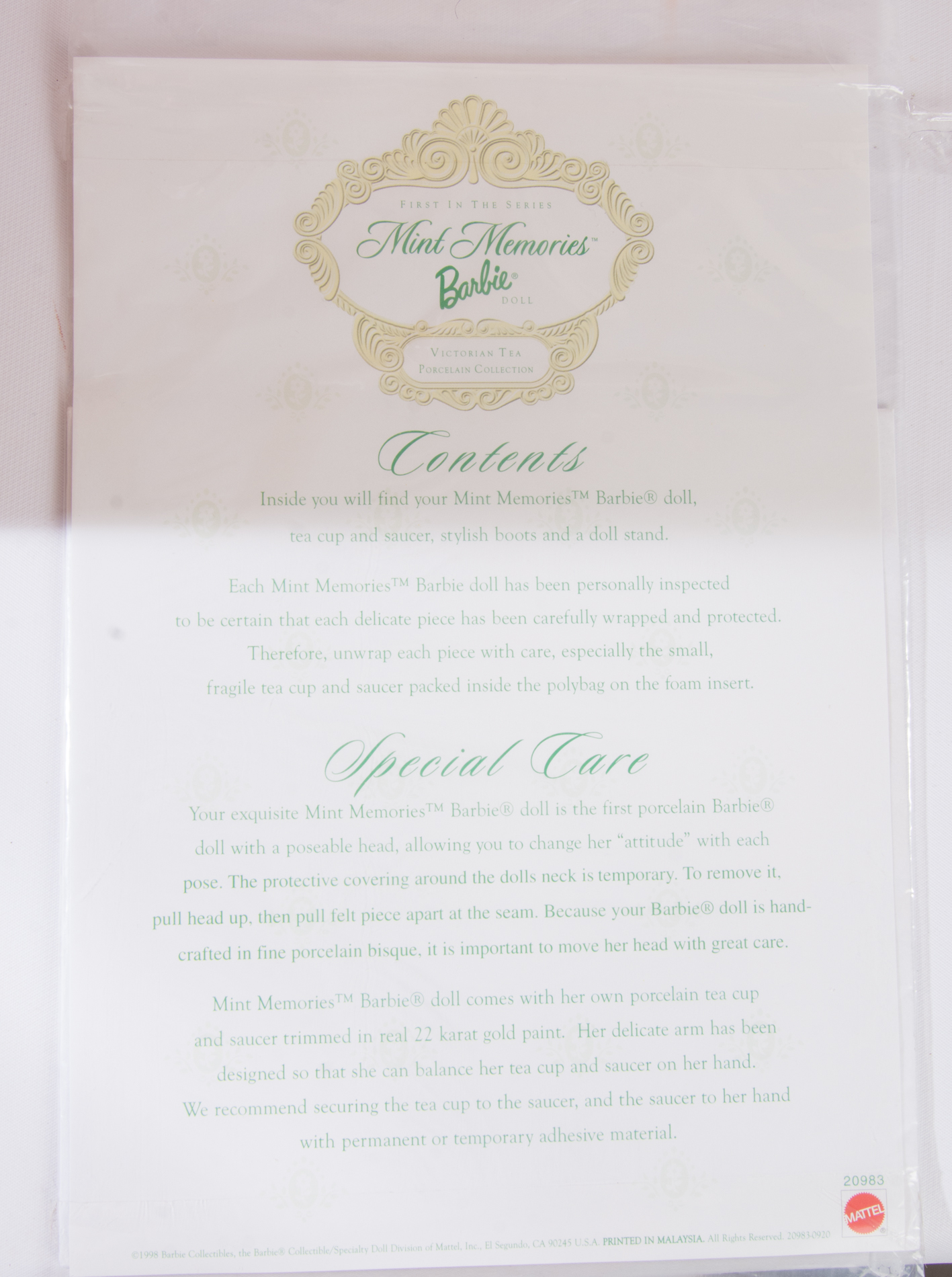 Limited Edition Porcelain Barbies