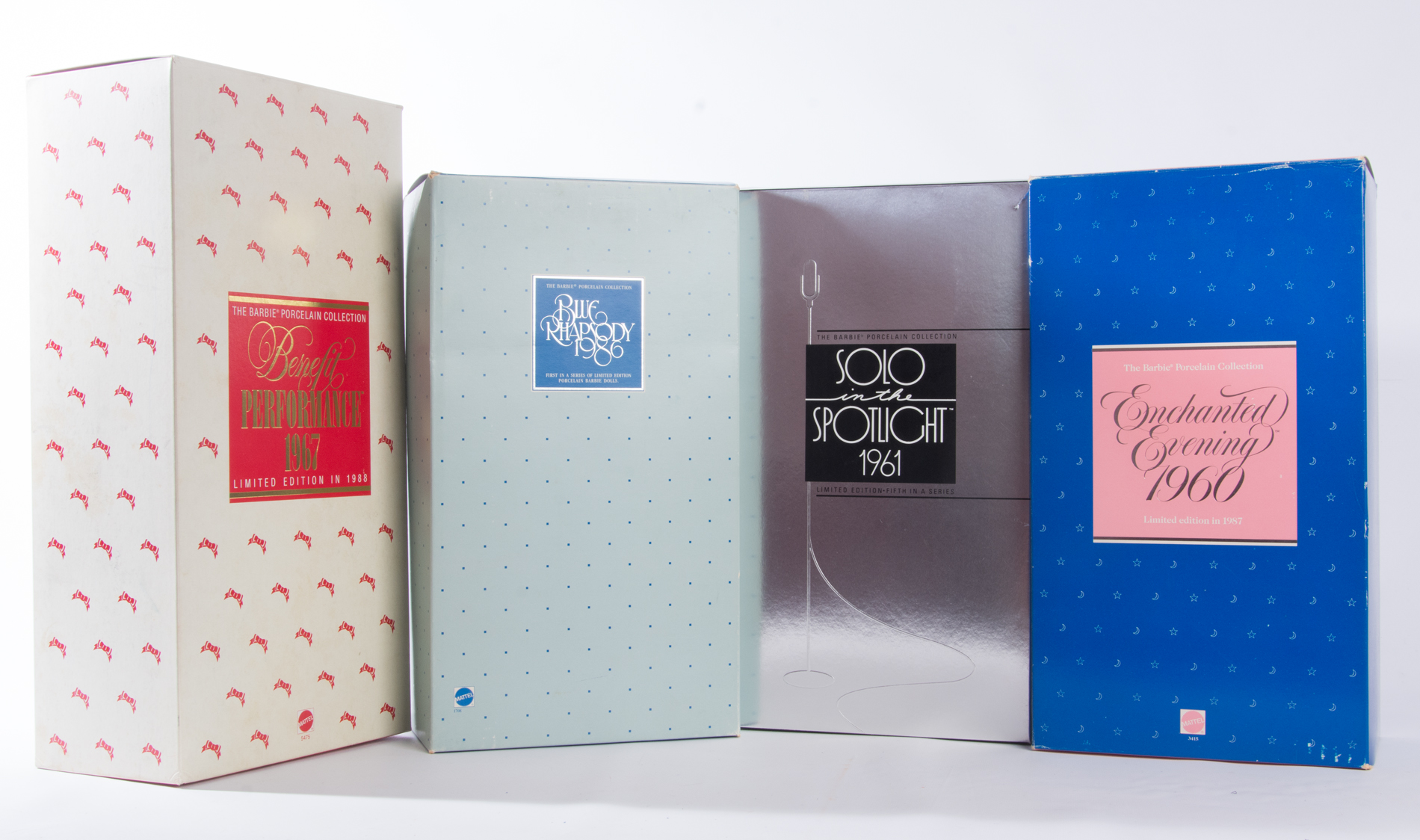 Limited Edition Porcelain Barbie Dolls "The Barbie Porcelain Collection"