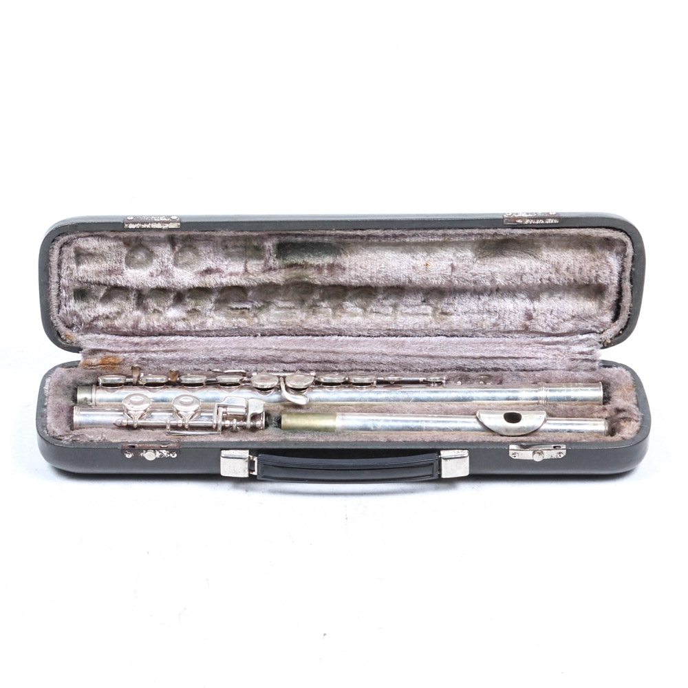 Vintage King Cleveland Silver Tone Flute