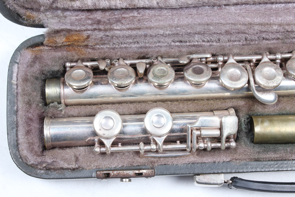 Vintage King Cleveland Silver Tone Flute