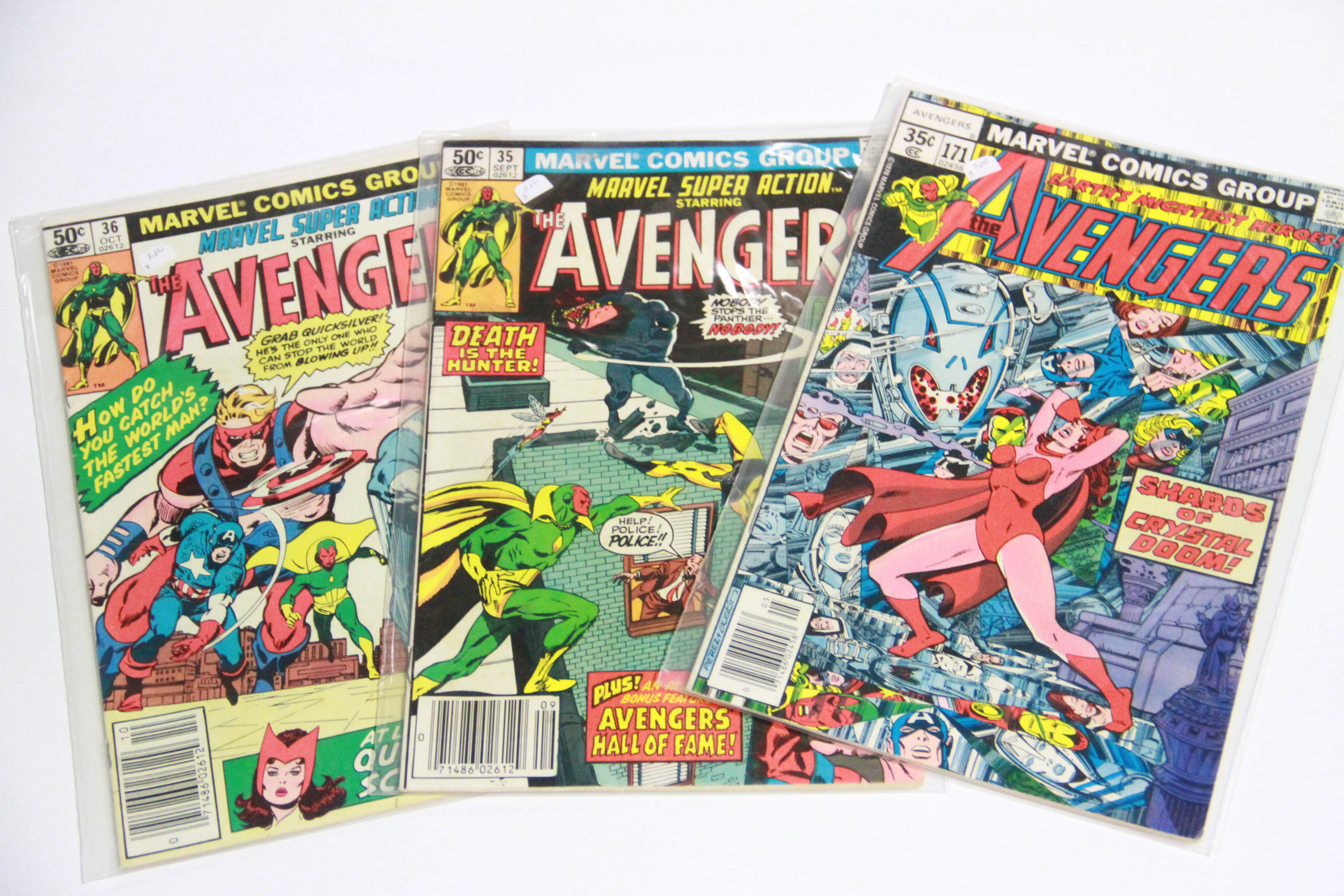 Marvel Bronze Age "The Avengers" Comics