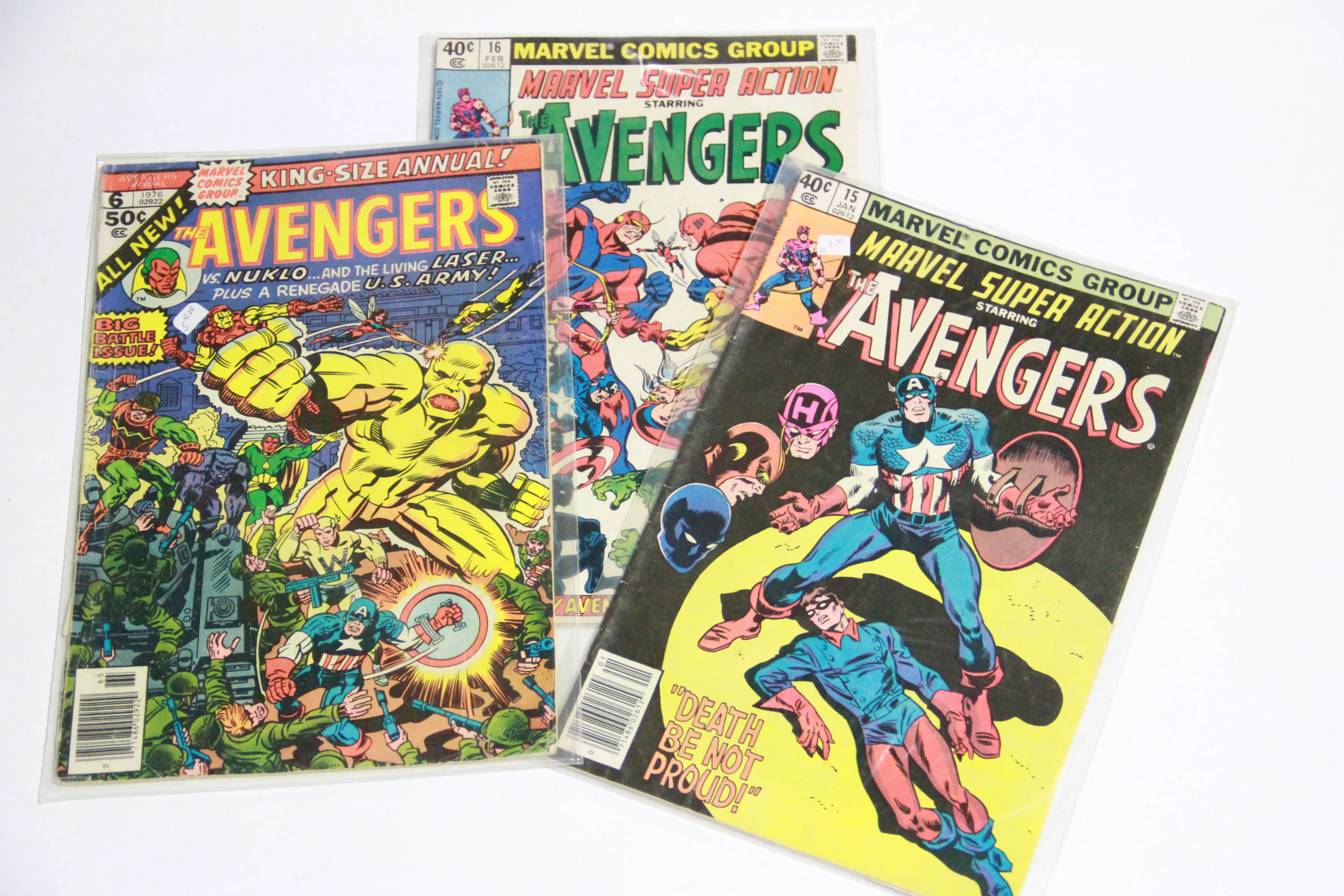 Marvel Bronze Age "The Avengers" Comics