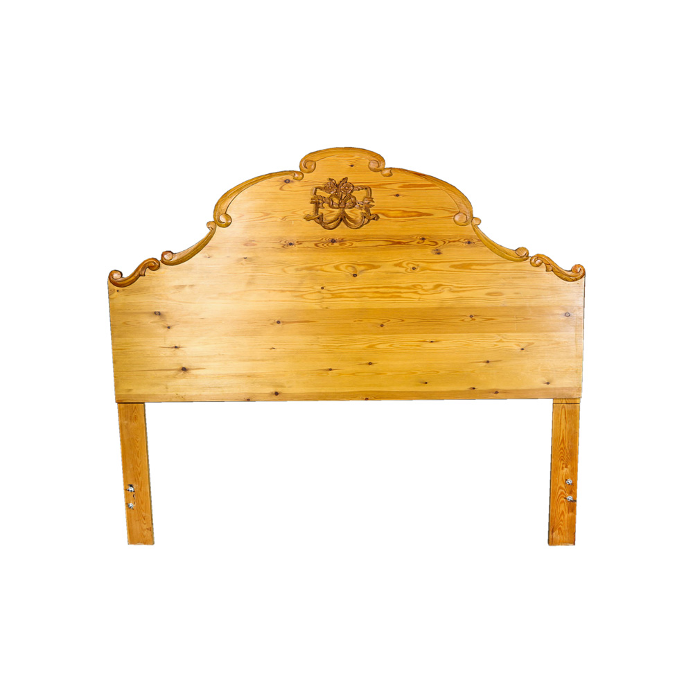 Provincial Style Pine Headboard