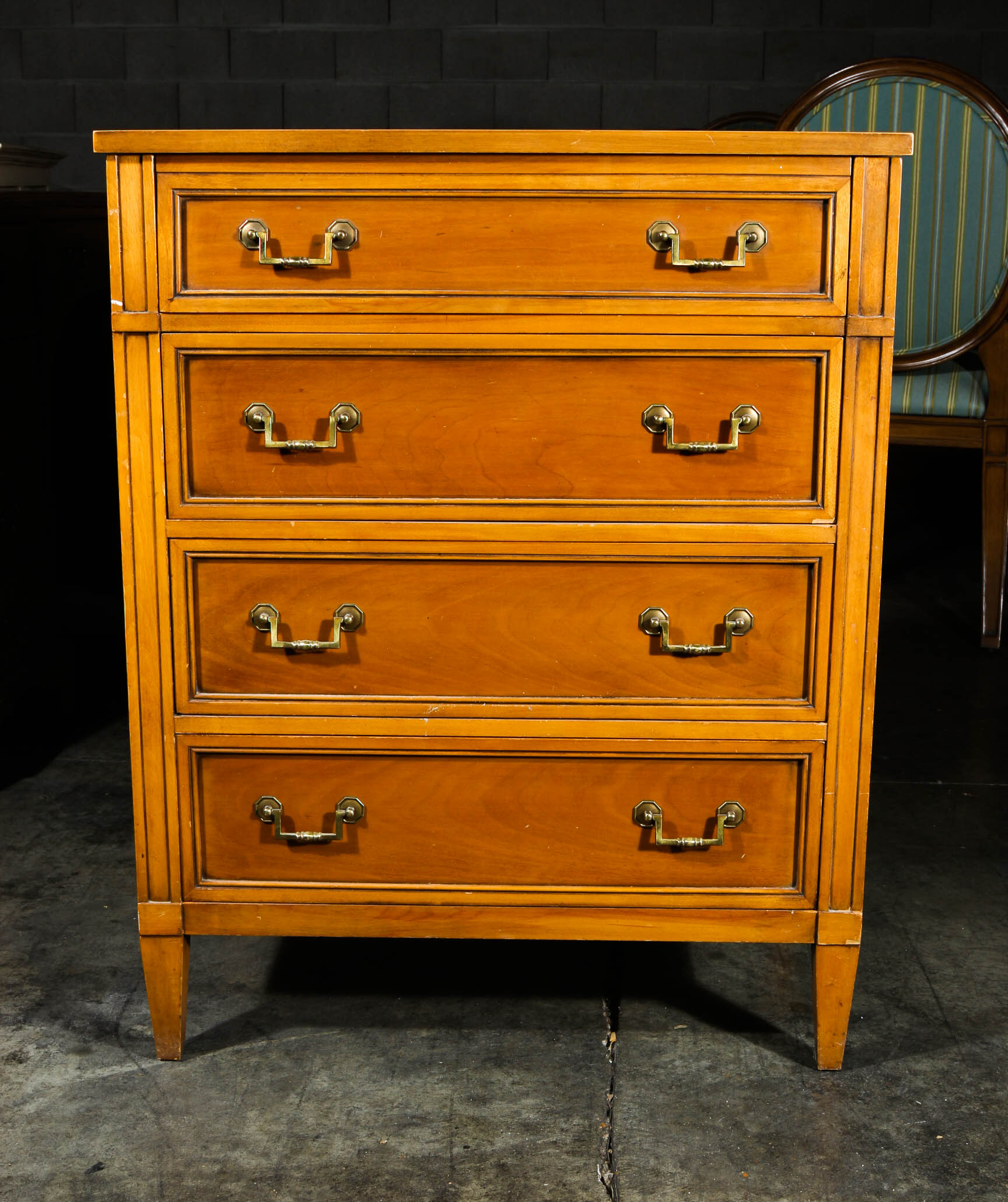 Vintage Hepplewhite Inspired Gentleman's Chest