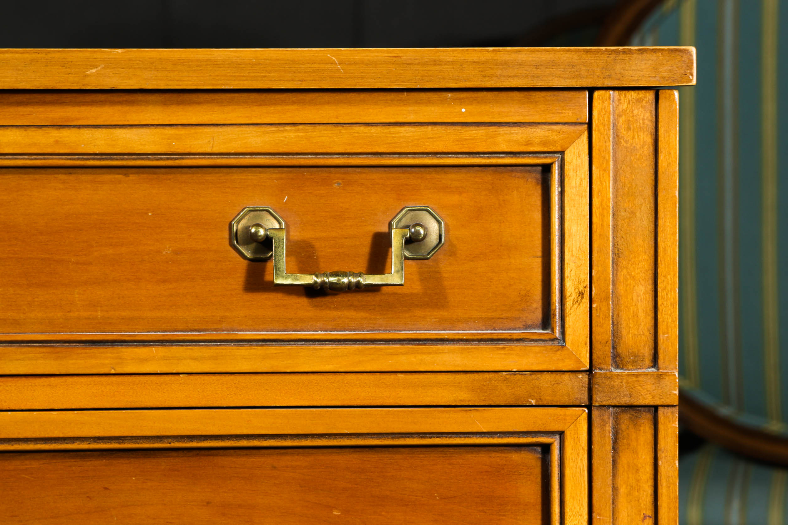 Vintage Hepplewhite Inspired Gentleman's Chest