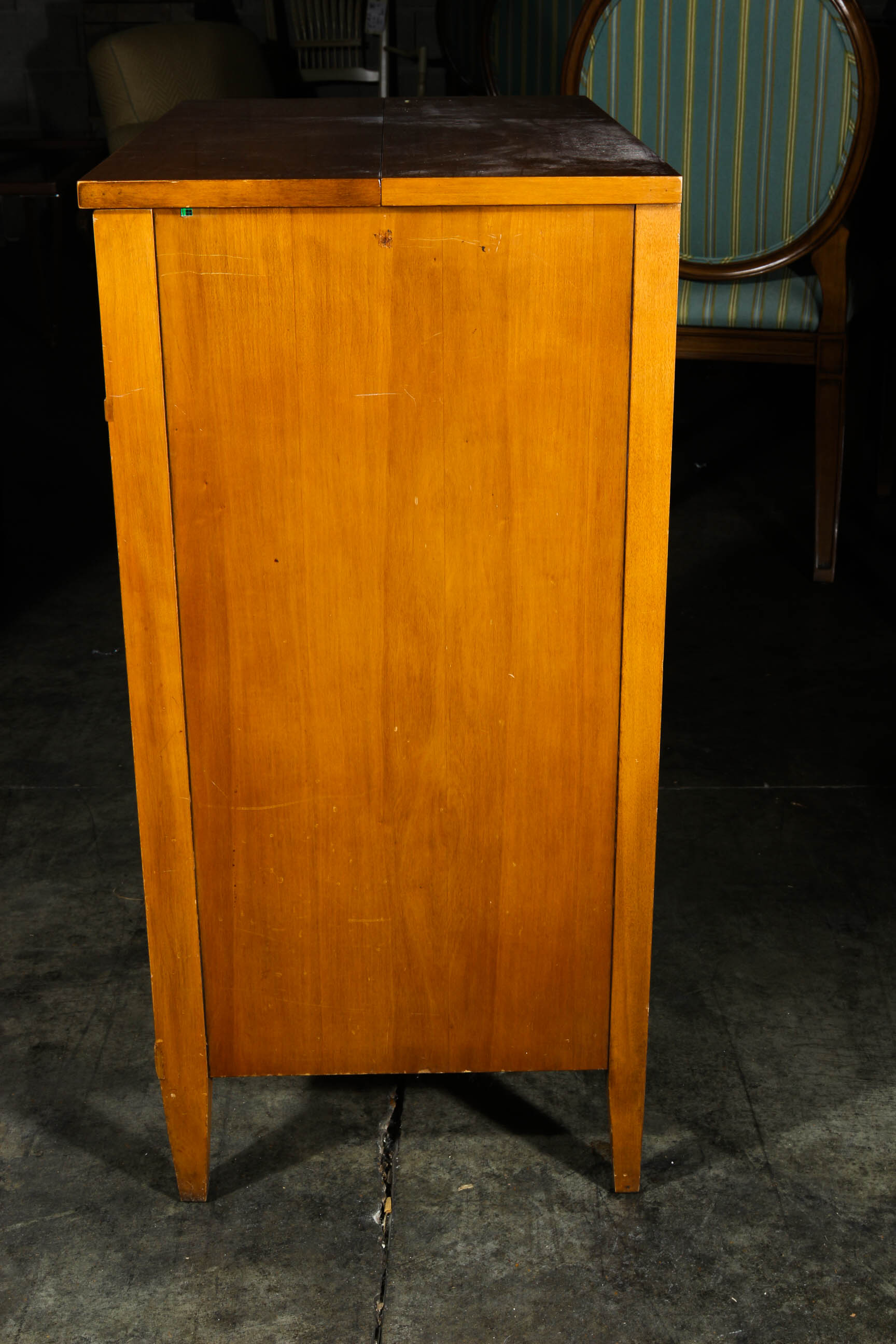 Vintage Hepplewhite Inspired Gentleman's Chest