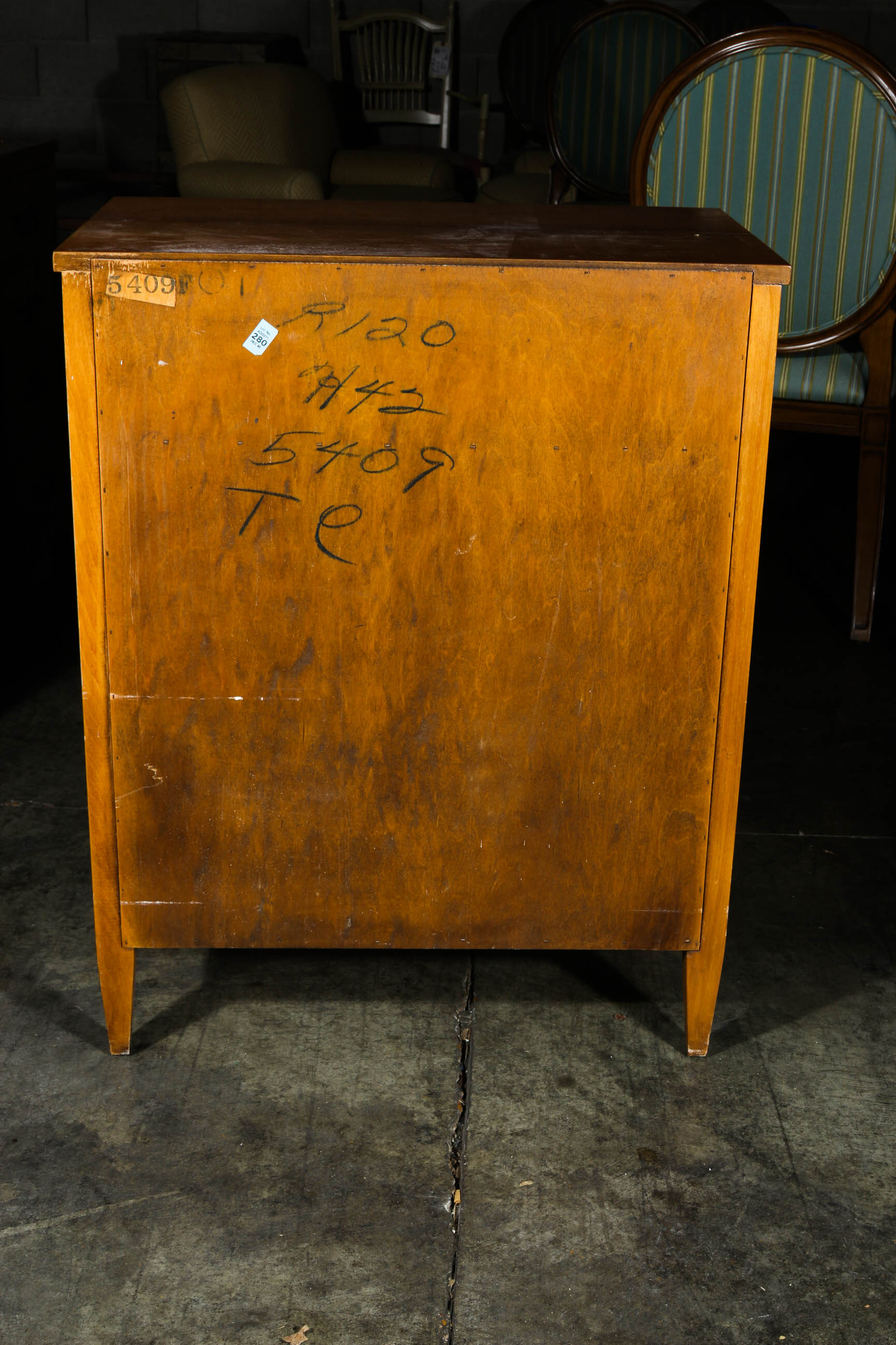 Vintage Hepplewhite Inspired Gentleman's Chest