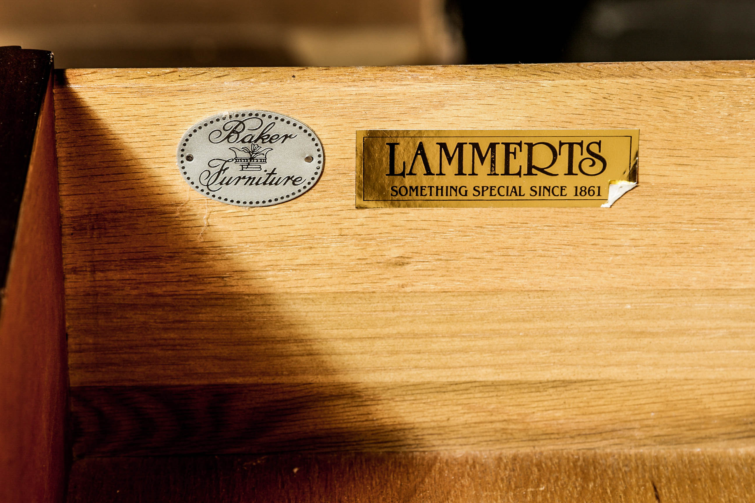 Vintage Chippendale Style Side Table by Baker's Furniture