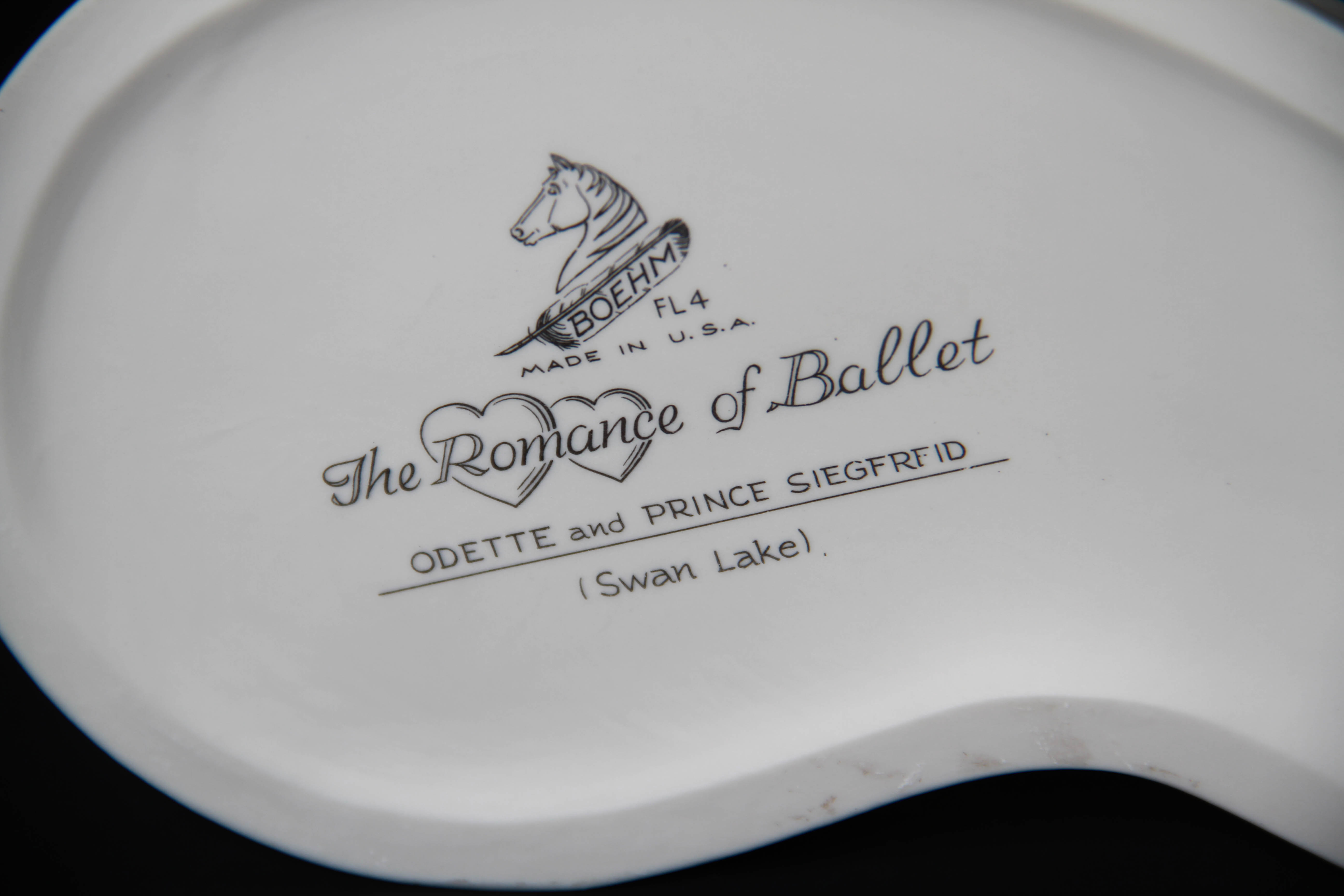 Boehm Porcelain "The Romance of Ballet" Dancer Figurine by Laszlo Ispanky