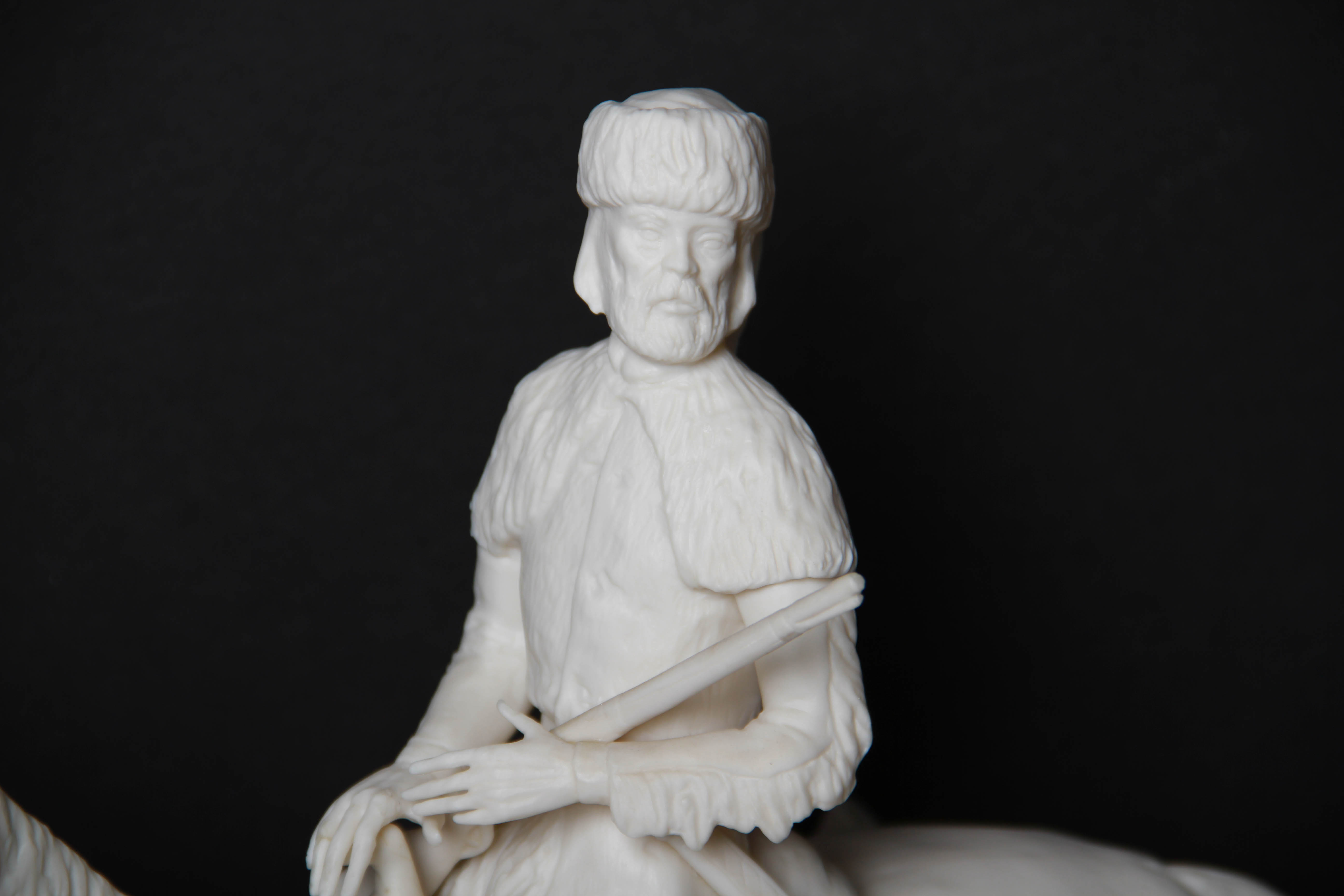 Laszlo Ispanky Male Hunter on Horseback Figurine