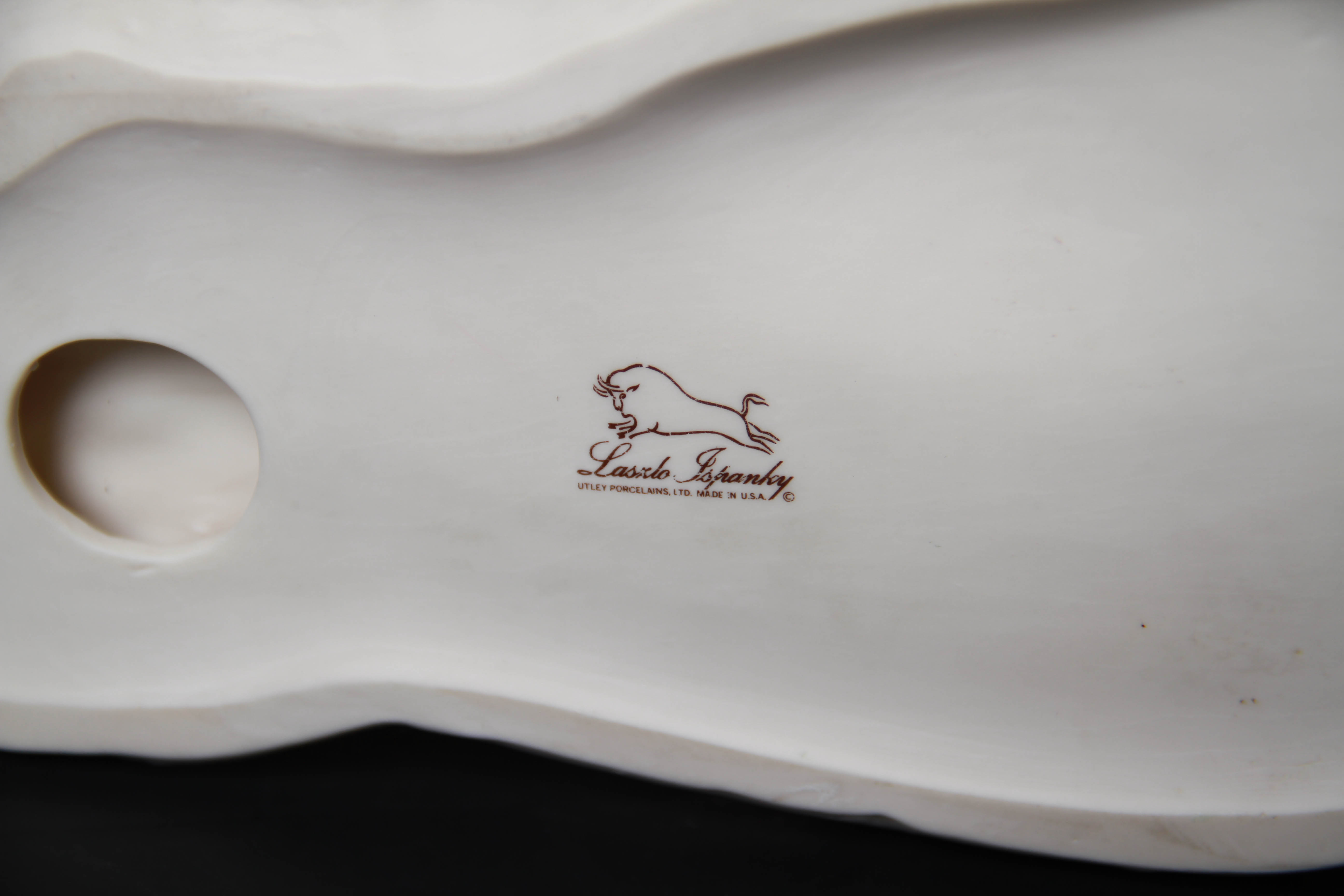 Laszlo Ispanky Male Hunter on Horseback Figurine