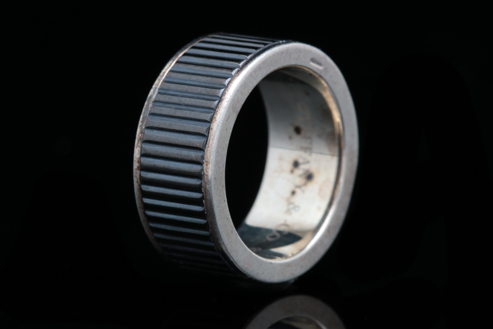 Tiffany & Co Sterling Silver and Titanium Band