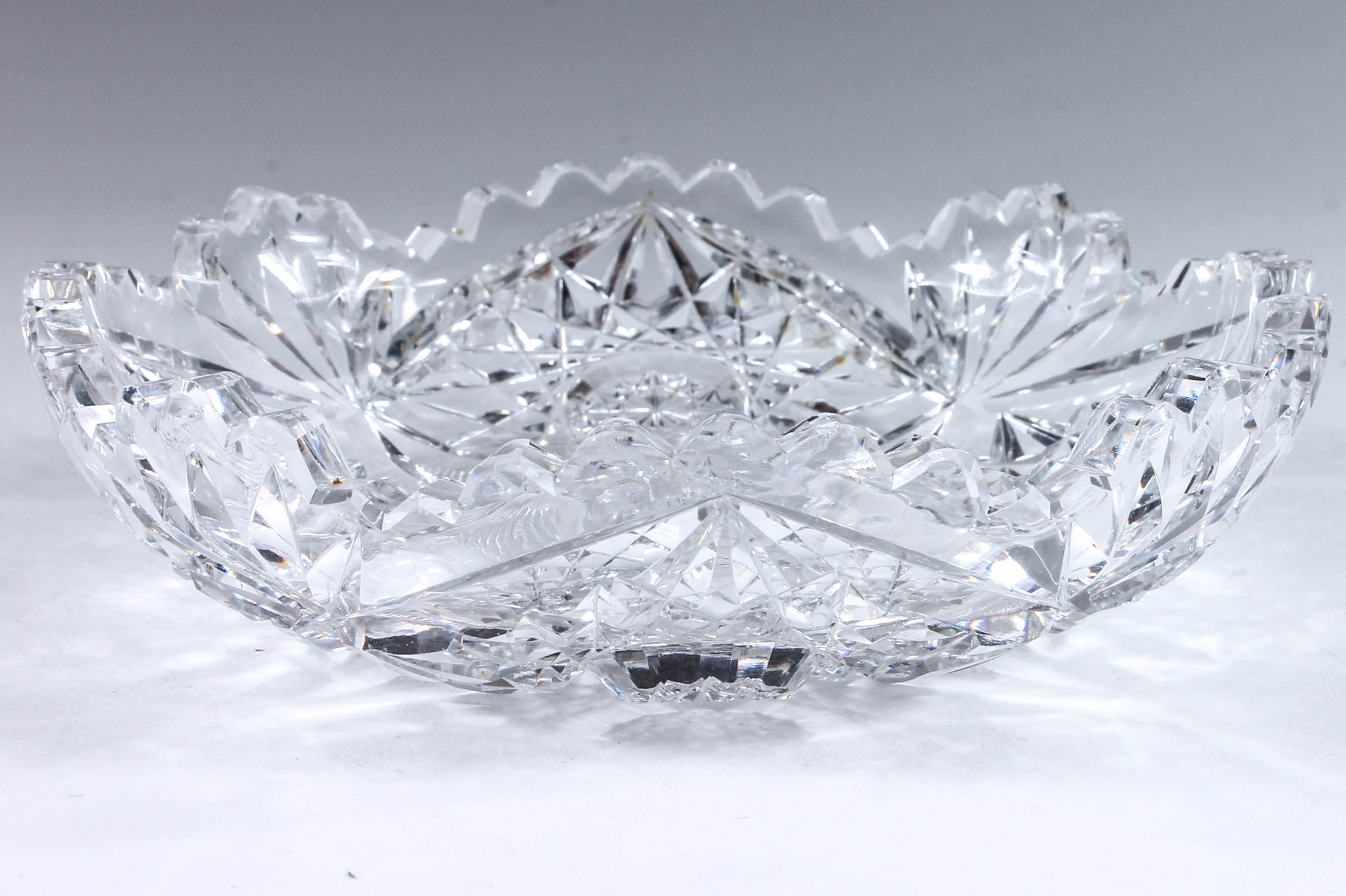 Pair of Libbey Cut Glass Dishes