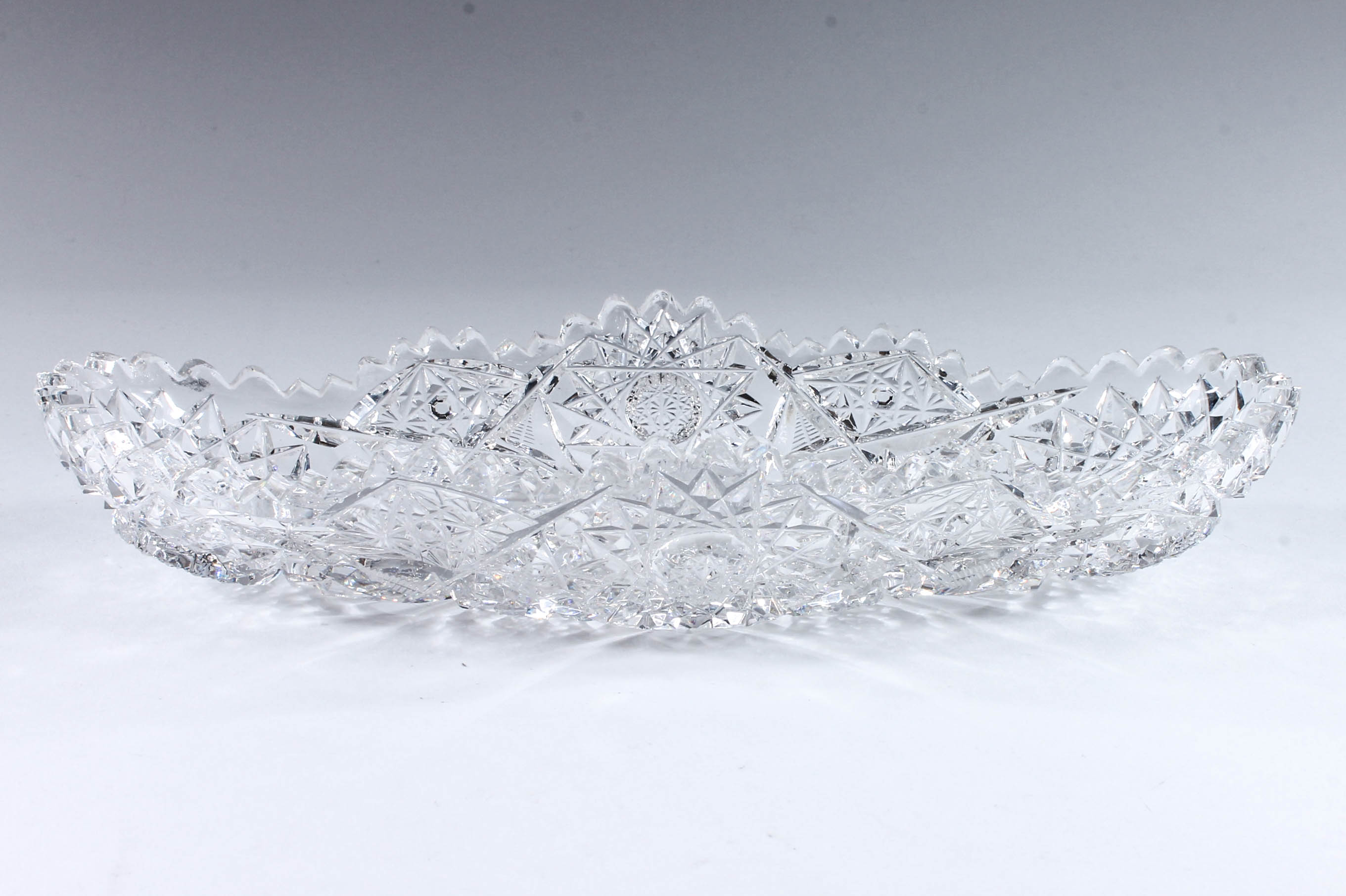 Pair of Libbey Cut Glass Dishes