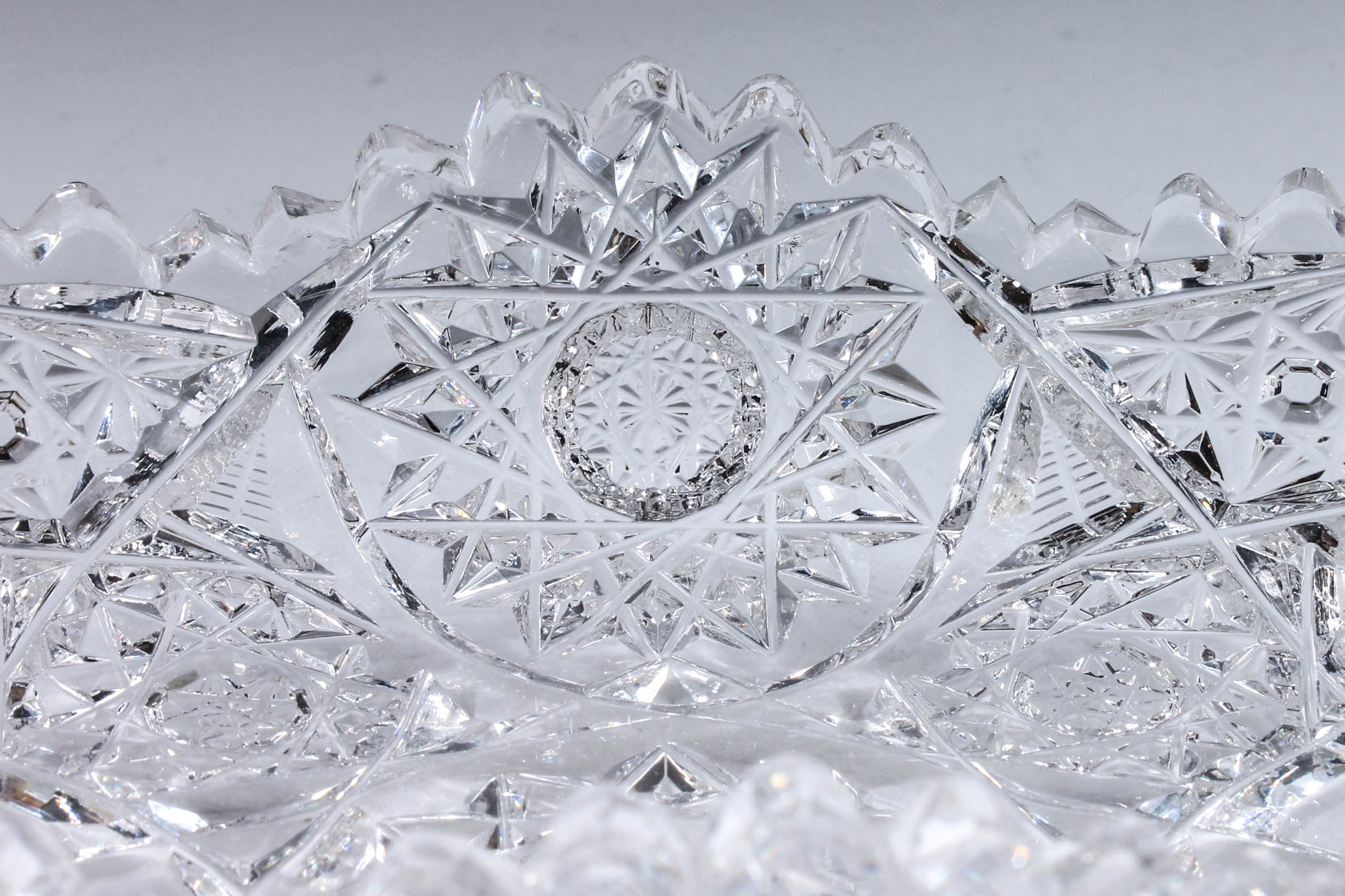 Pair of Libbey Cut Glass Dishes