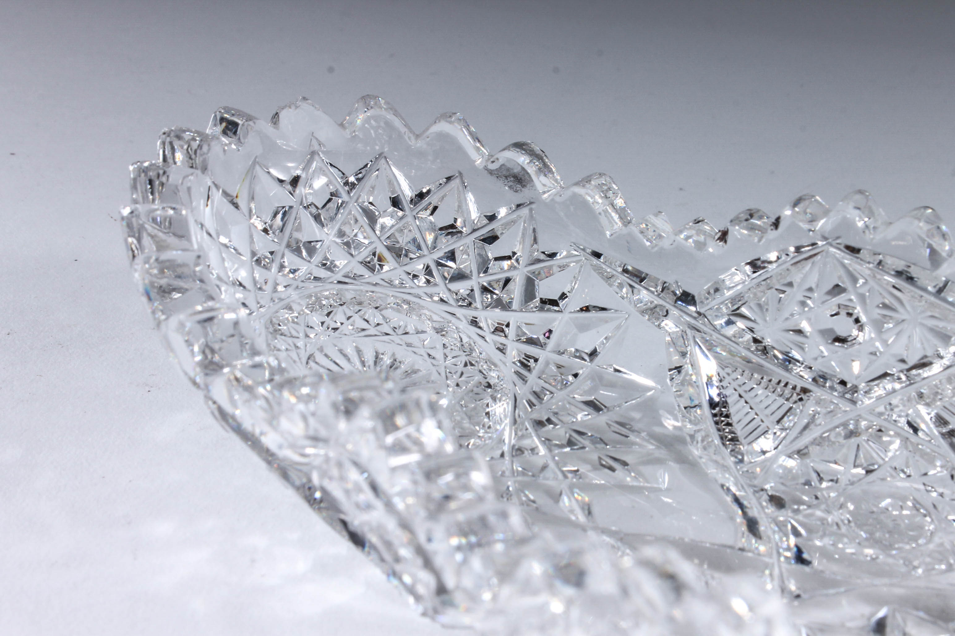 Pair of Libbey Cut Glass Dishes