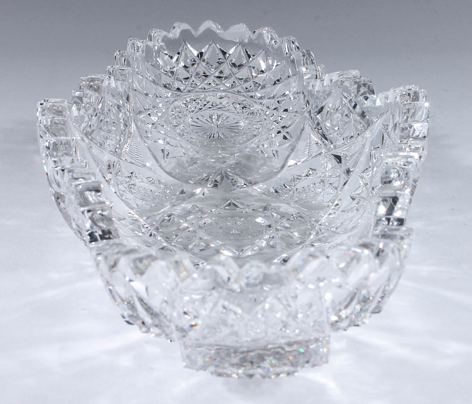 Pair of Libbey Cut Glass Dishes