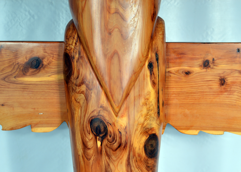 Don & Gis Rutledge Hand-Carved Totem Pole