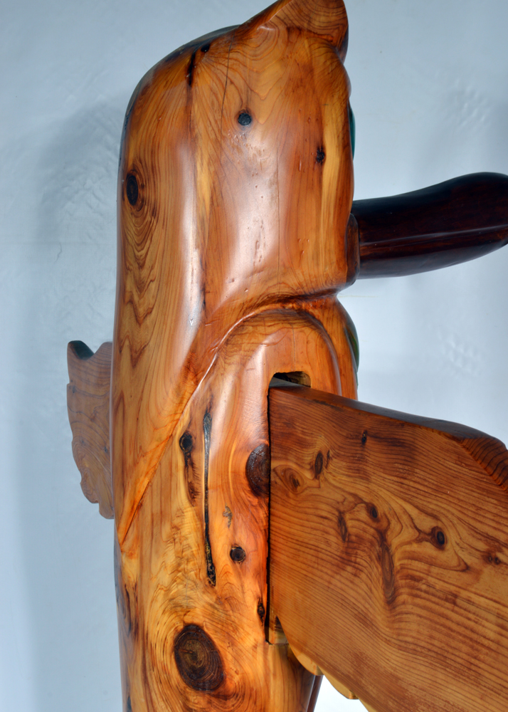 Don & Gis Rutledge Hand-Carved Totem Pole
