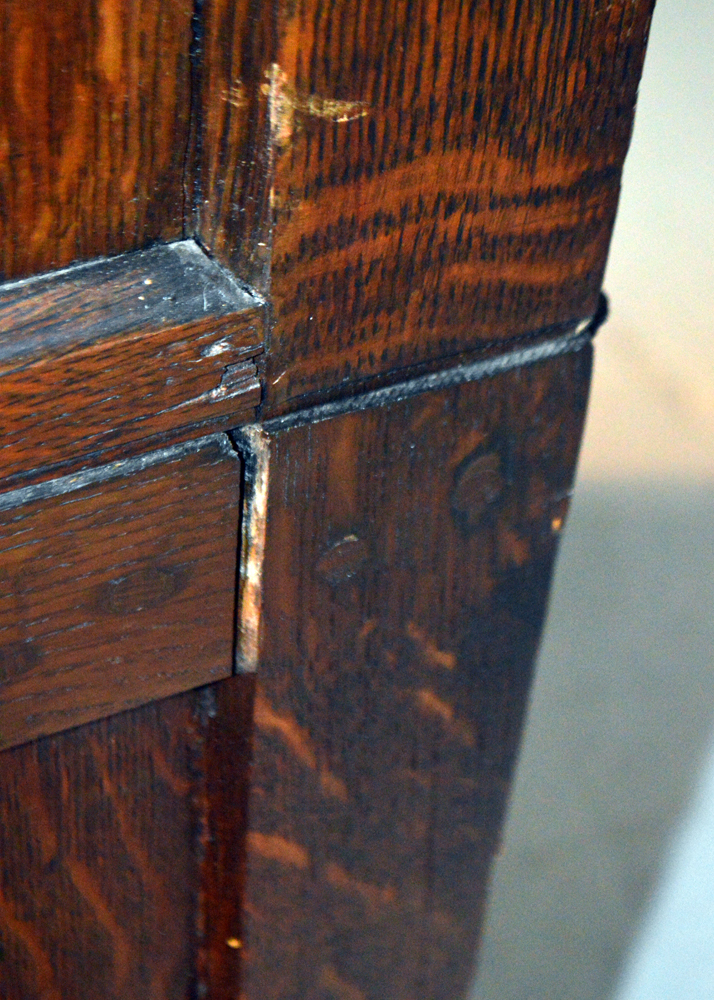 Antique Oak Barrister Bookcase Over Filing Cabinet by Globe-Wernicke Co.