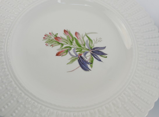 Eight Royal Cauldon "Norbury" Bristol Ironstone Plates