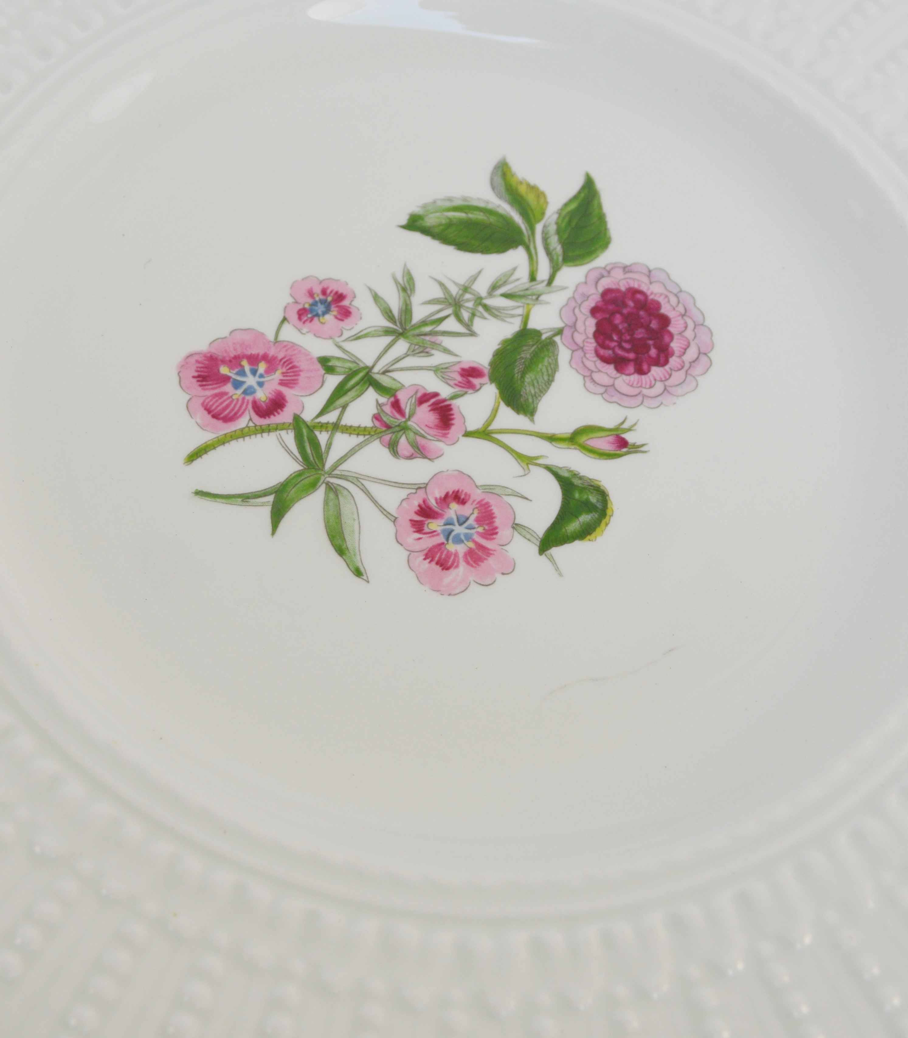 Eight Royal Cauldon "Norbury" Bristol Ironstone Plates